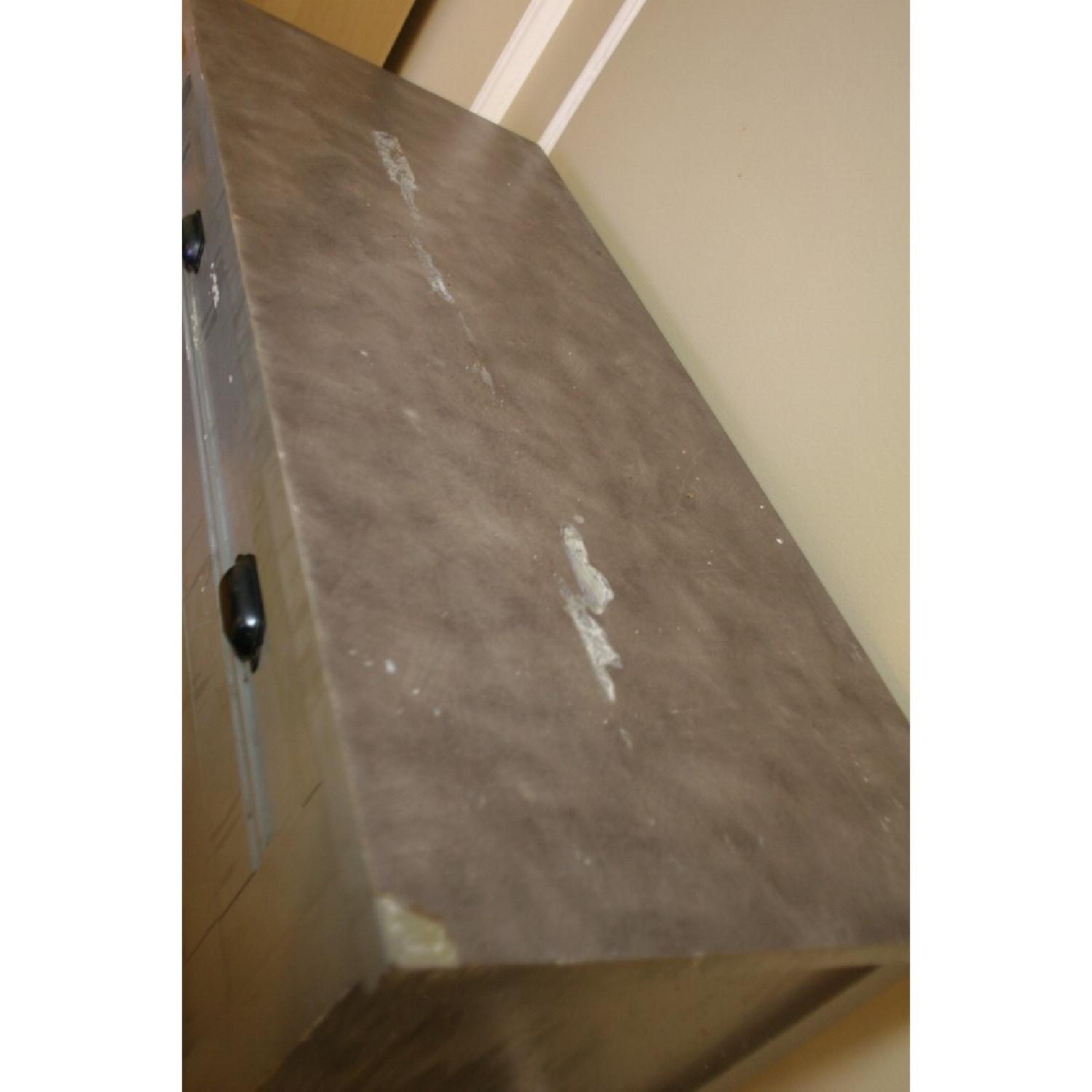 Crate & Barrel Grey 2 Piece Sideboard Cabinet - image-14