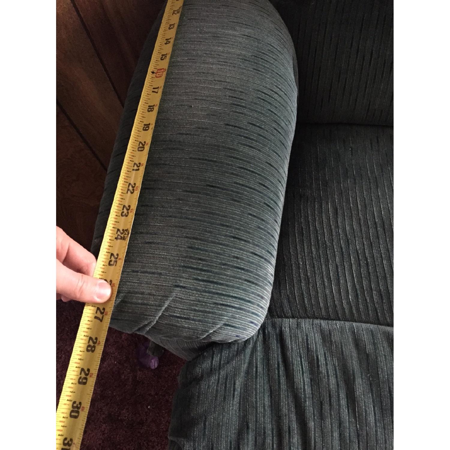 Green Fabric Recliner - image-3