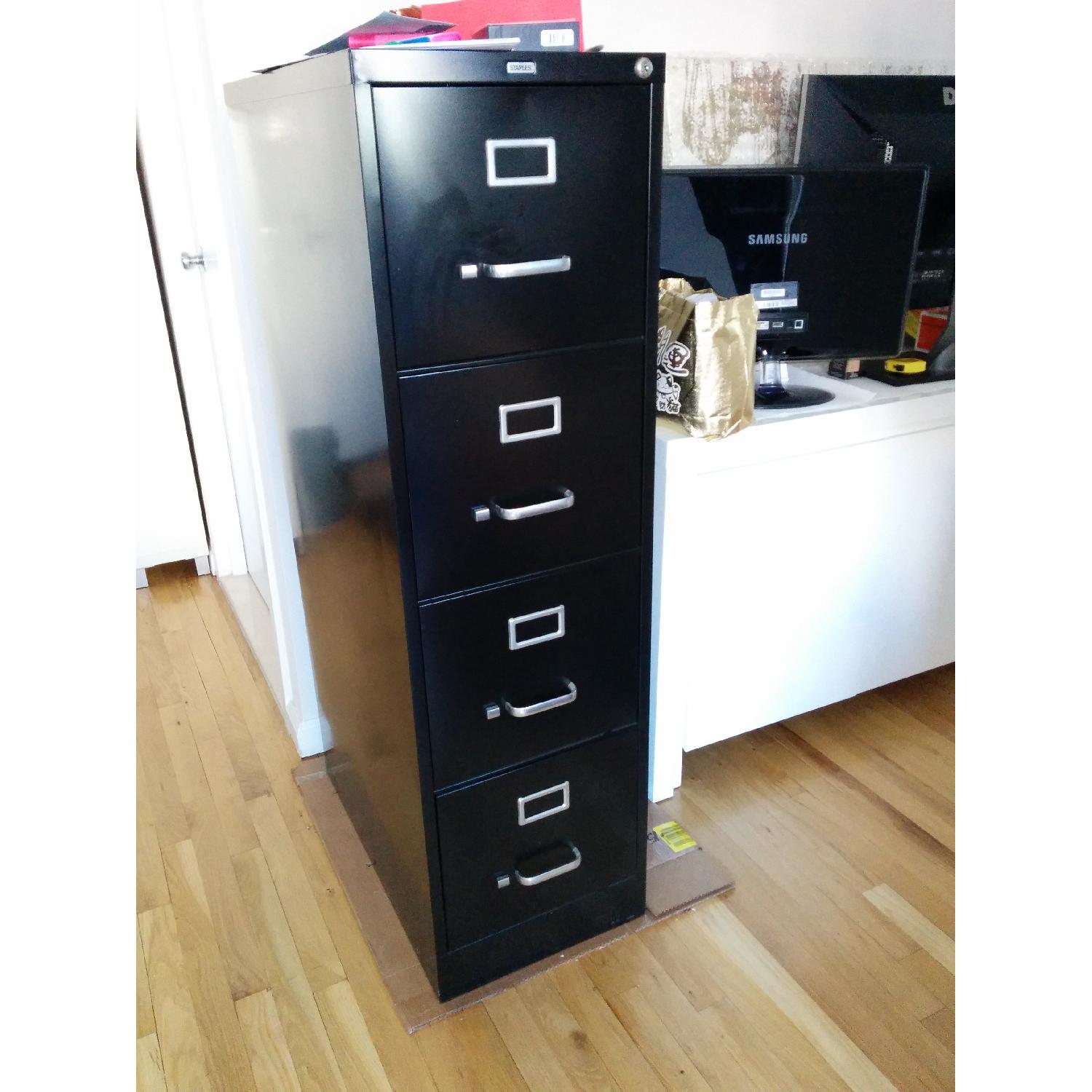 Staples Vertical File Cabinet - image-1