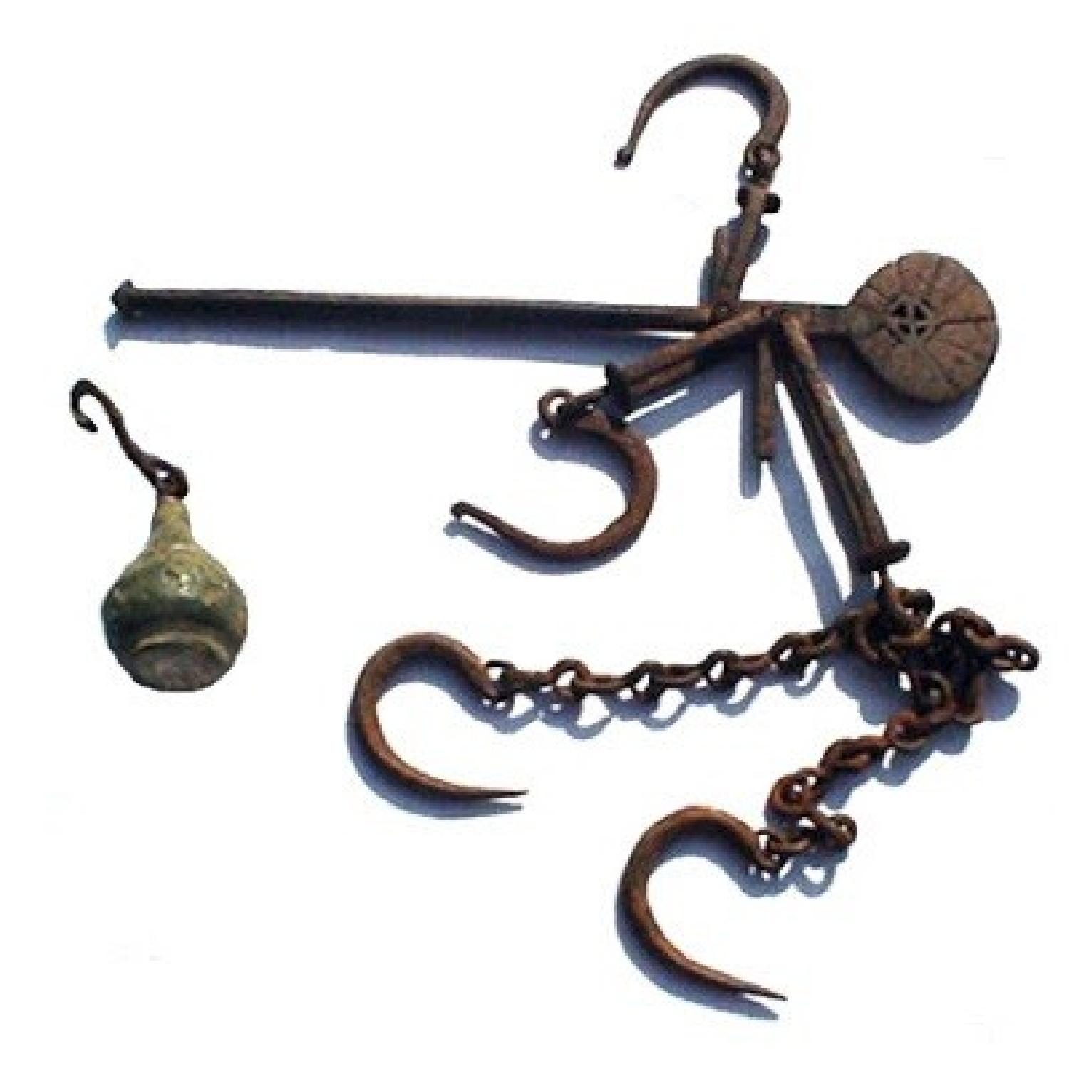 1800 Century Turkish Weight Scale/Balance - image-3