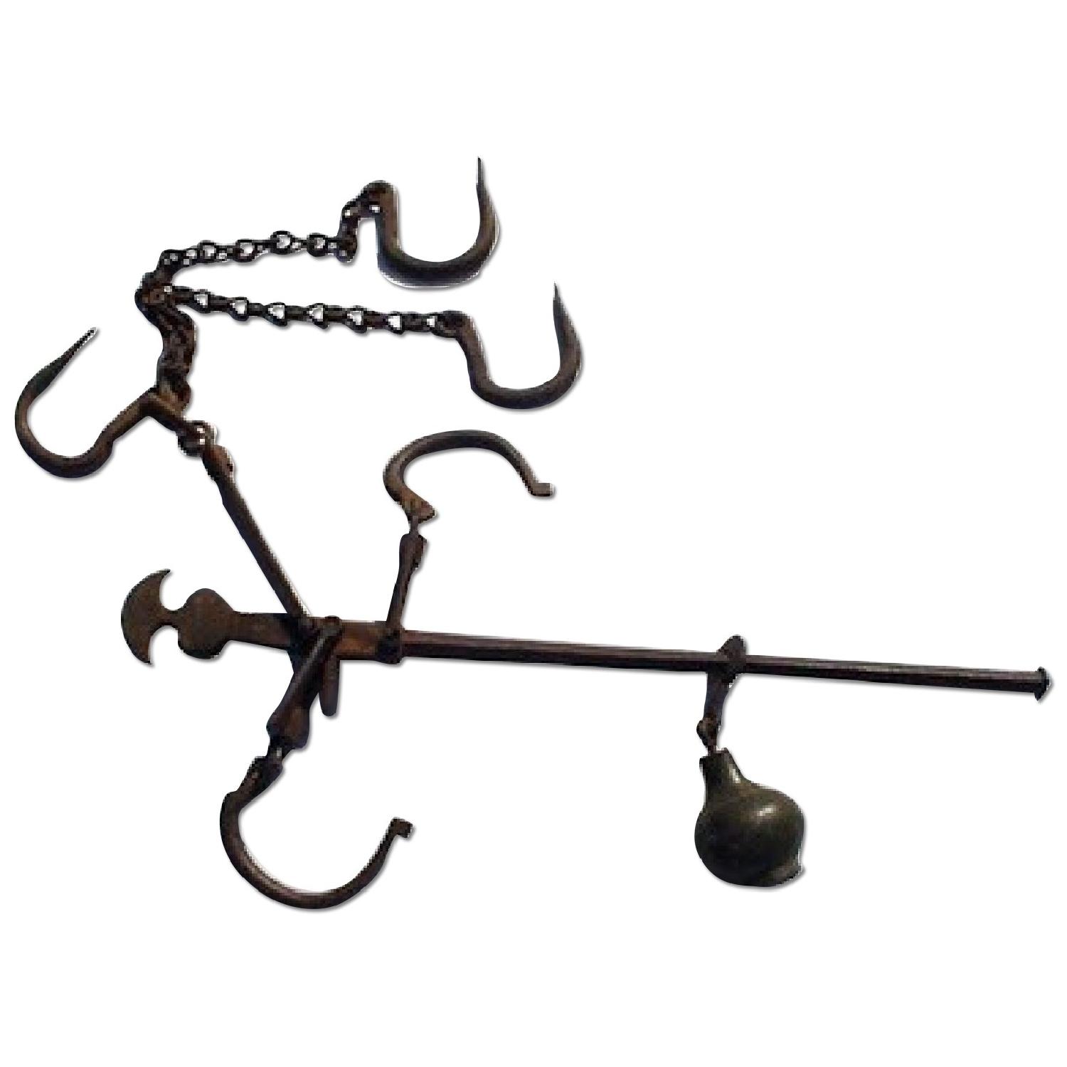 1800 Century Turkish Weight Scale/Balance - image-0