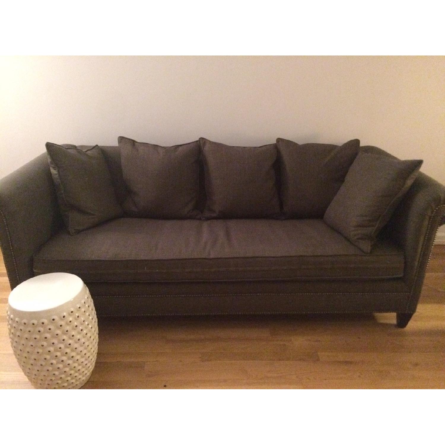 Crate & Barrel Detailed Tailor Sofa - image-1