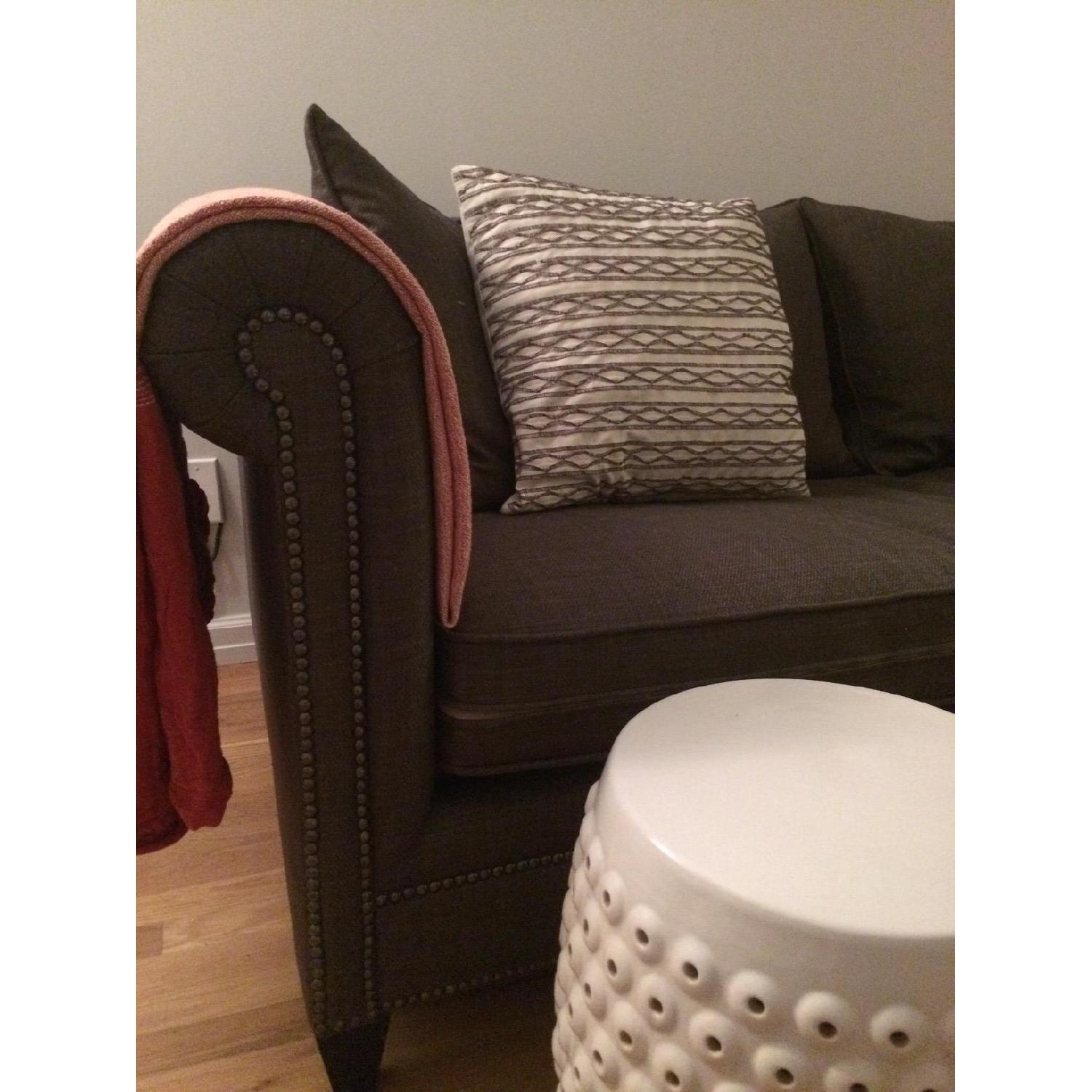 Crate & Barrel Detailed Tailor Sofa - image-3