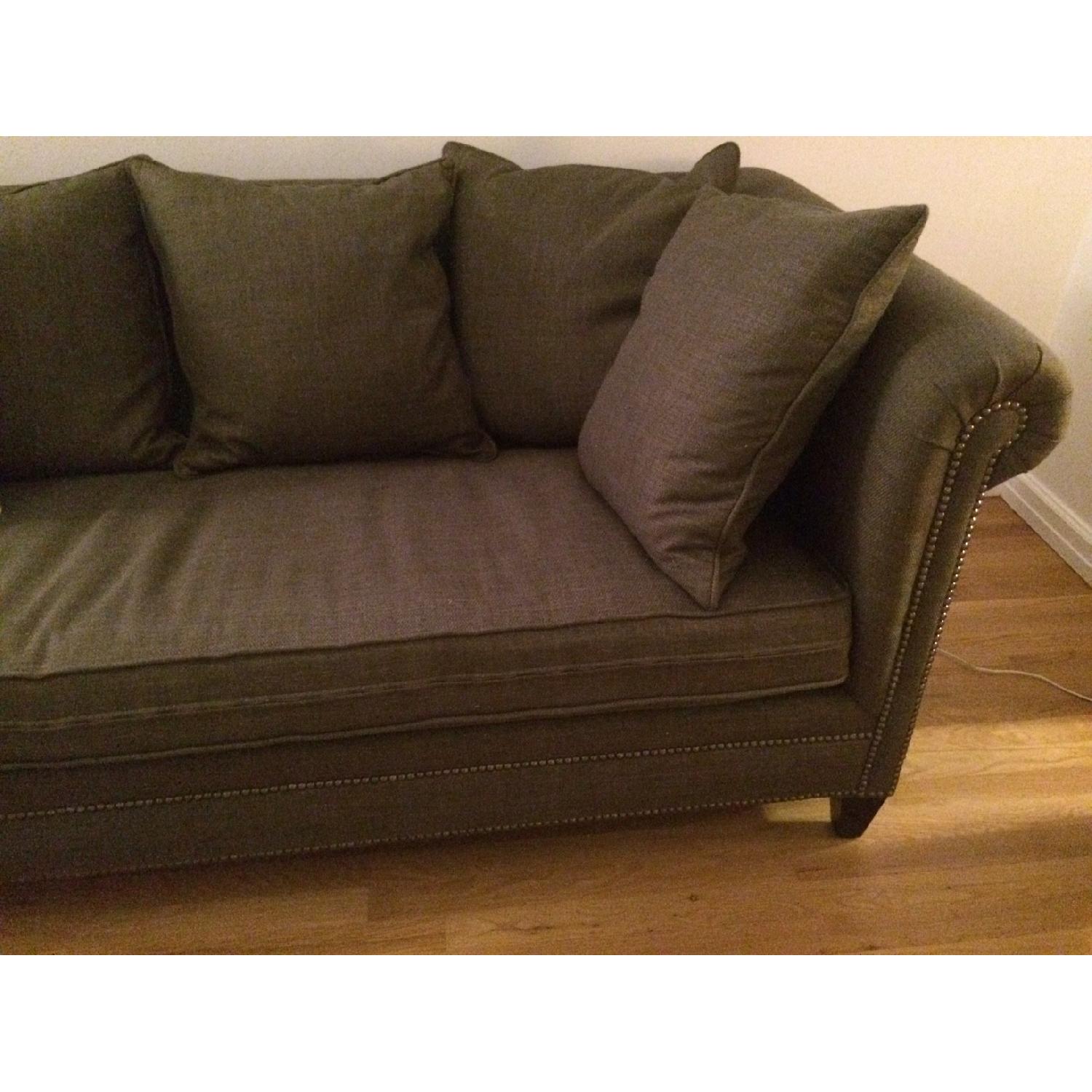 Crate & Barrel Detailed Tailor Sofa - image-4