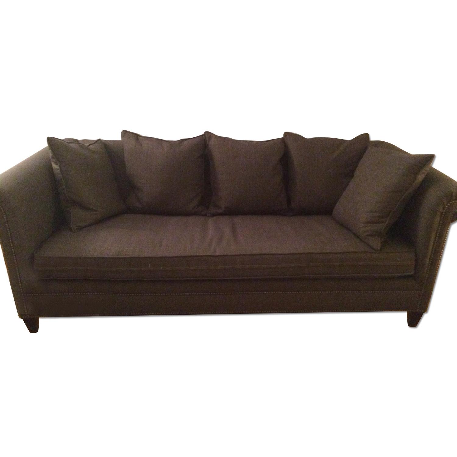 Crate & Barrel Detailed Tailor Sofa - image-0