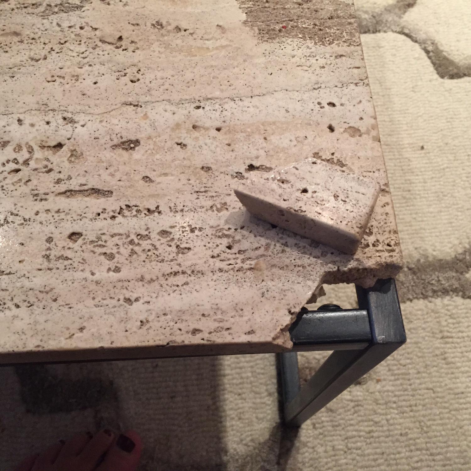 West Elm Granite Coffee Table - image-3