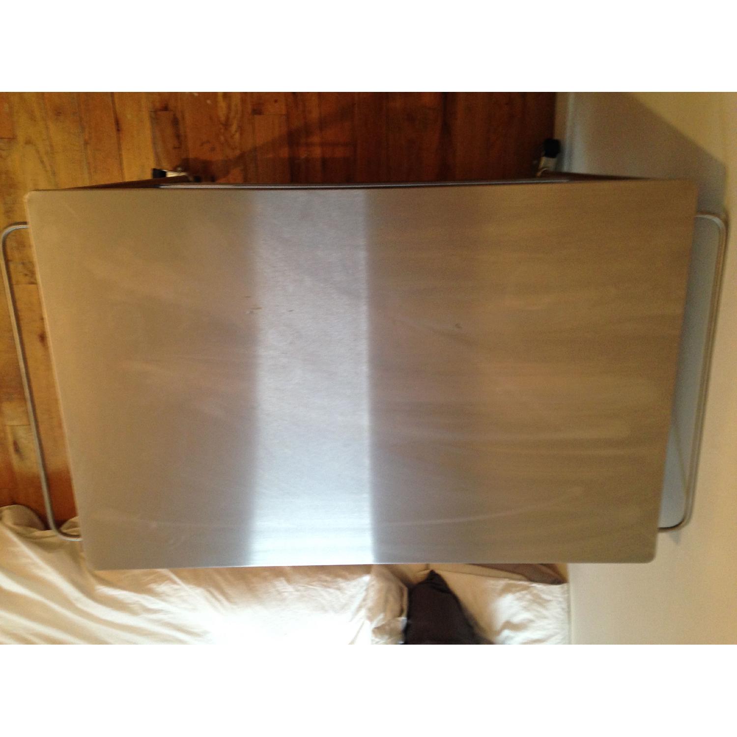 Ikea Rolling Stainless Steel Kitchen Cart. - image-5