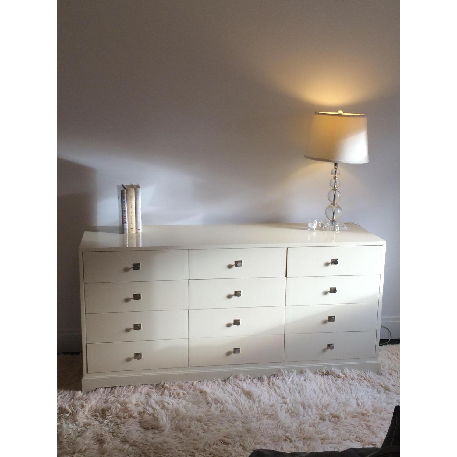 Baker  Off-White 12-Drawer Dresser - image-1