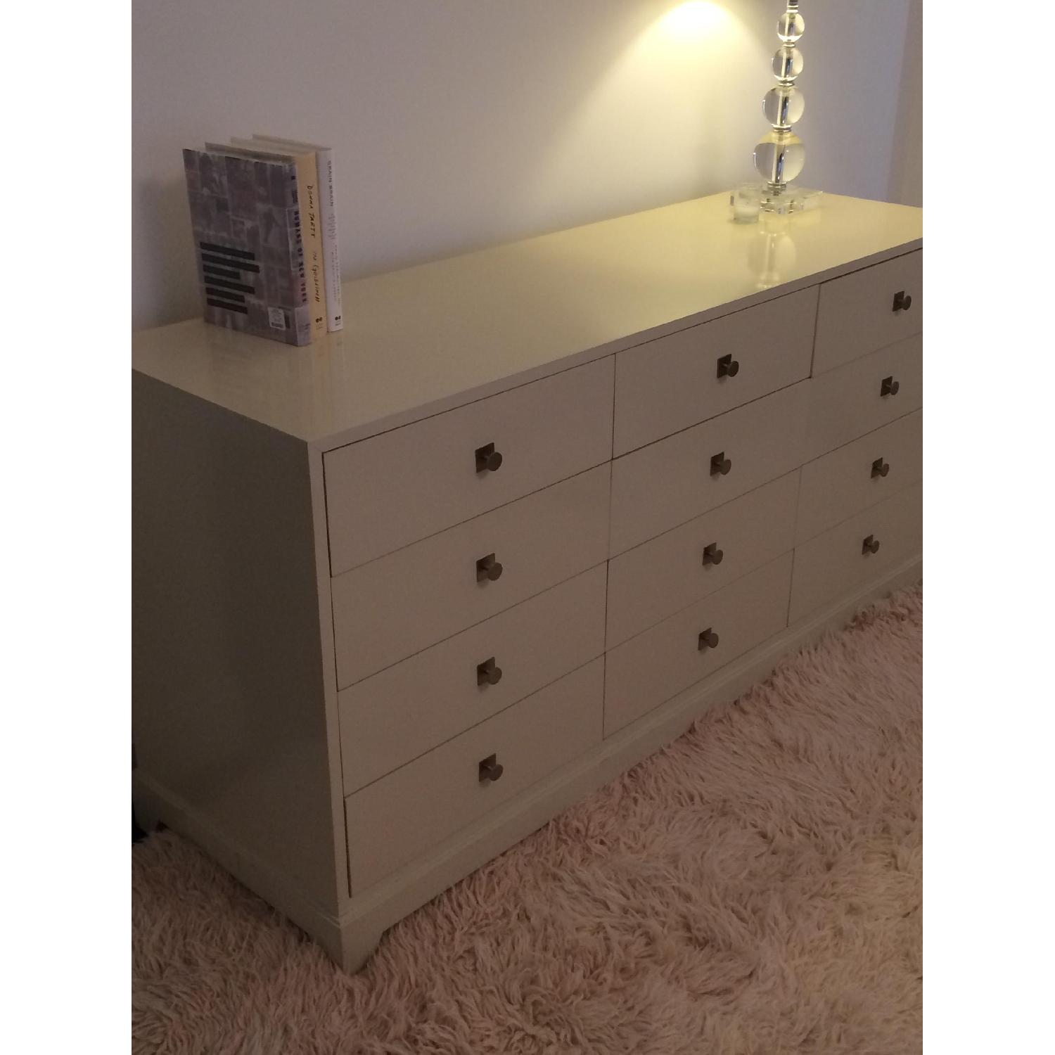 Baker  Off-White 12-Drawer Dresser - image-3