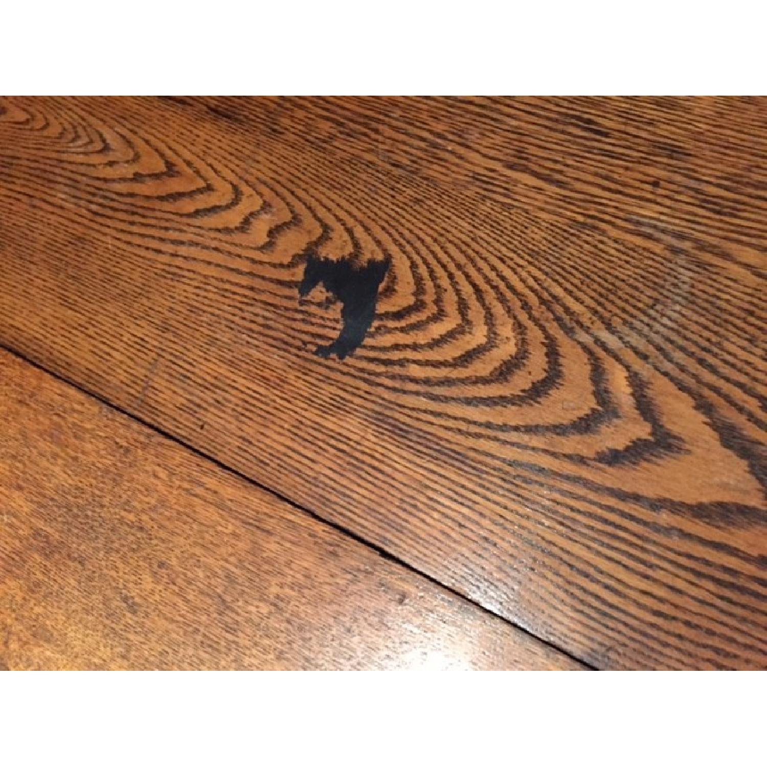 Antique Claw Foot Walnut Table - image-1