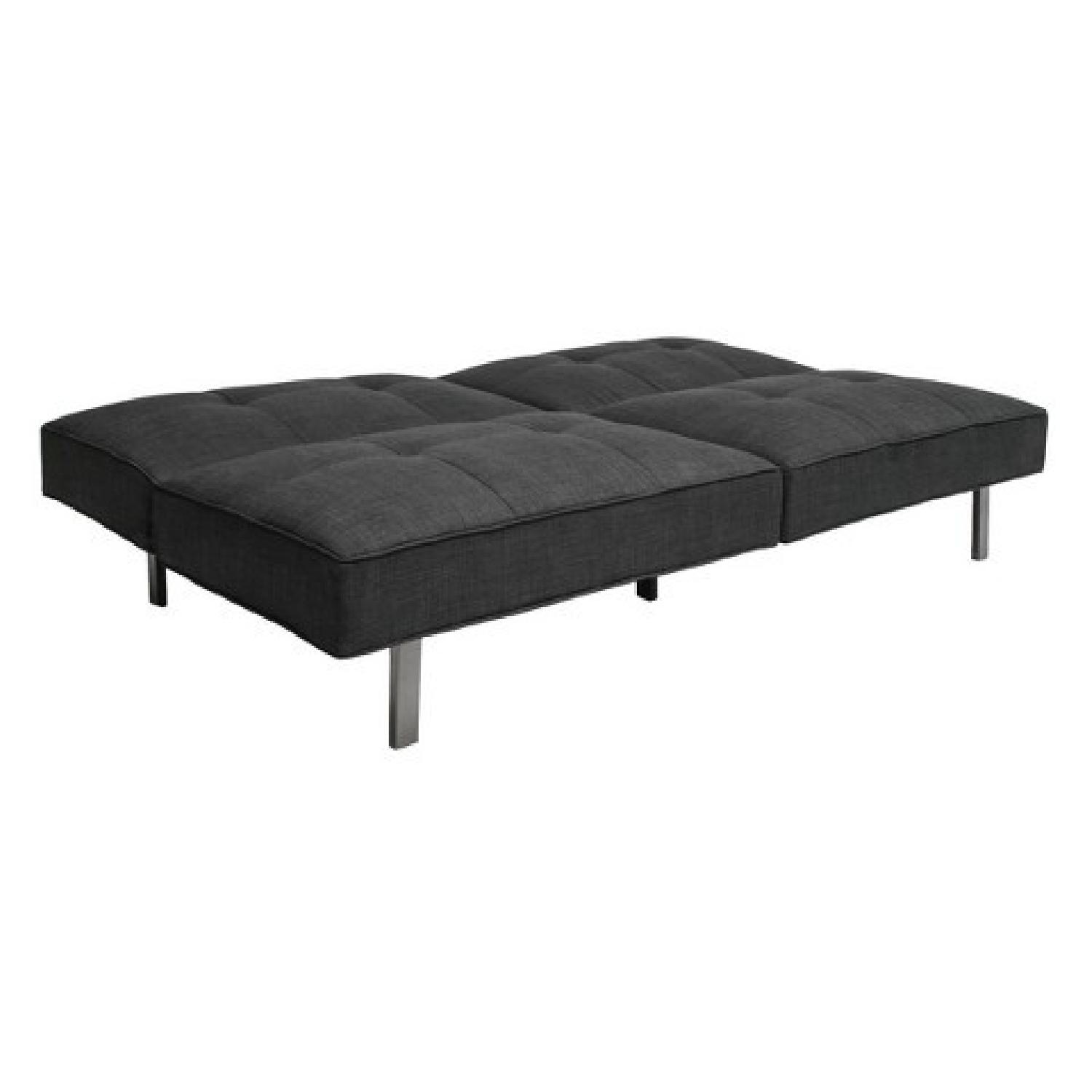 Black Jacqueline Futon/Sofa Bed - image-4