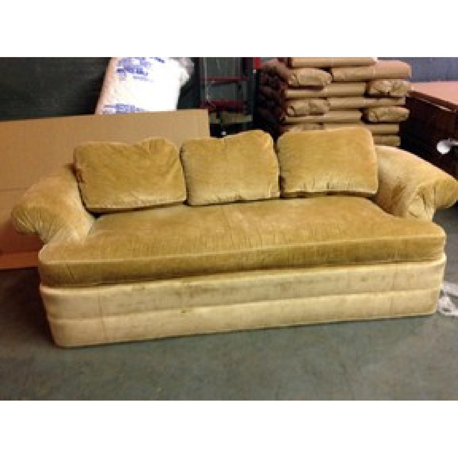 Vintage Feel Yellow Couch - image-1