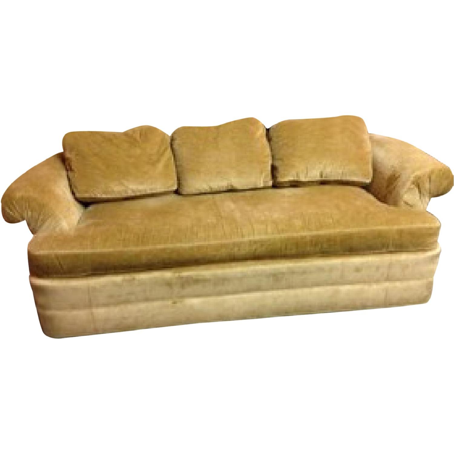 Vintage Feel Yellow Couch - image-0
