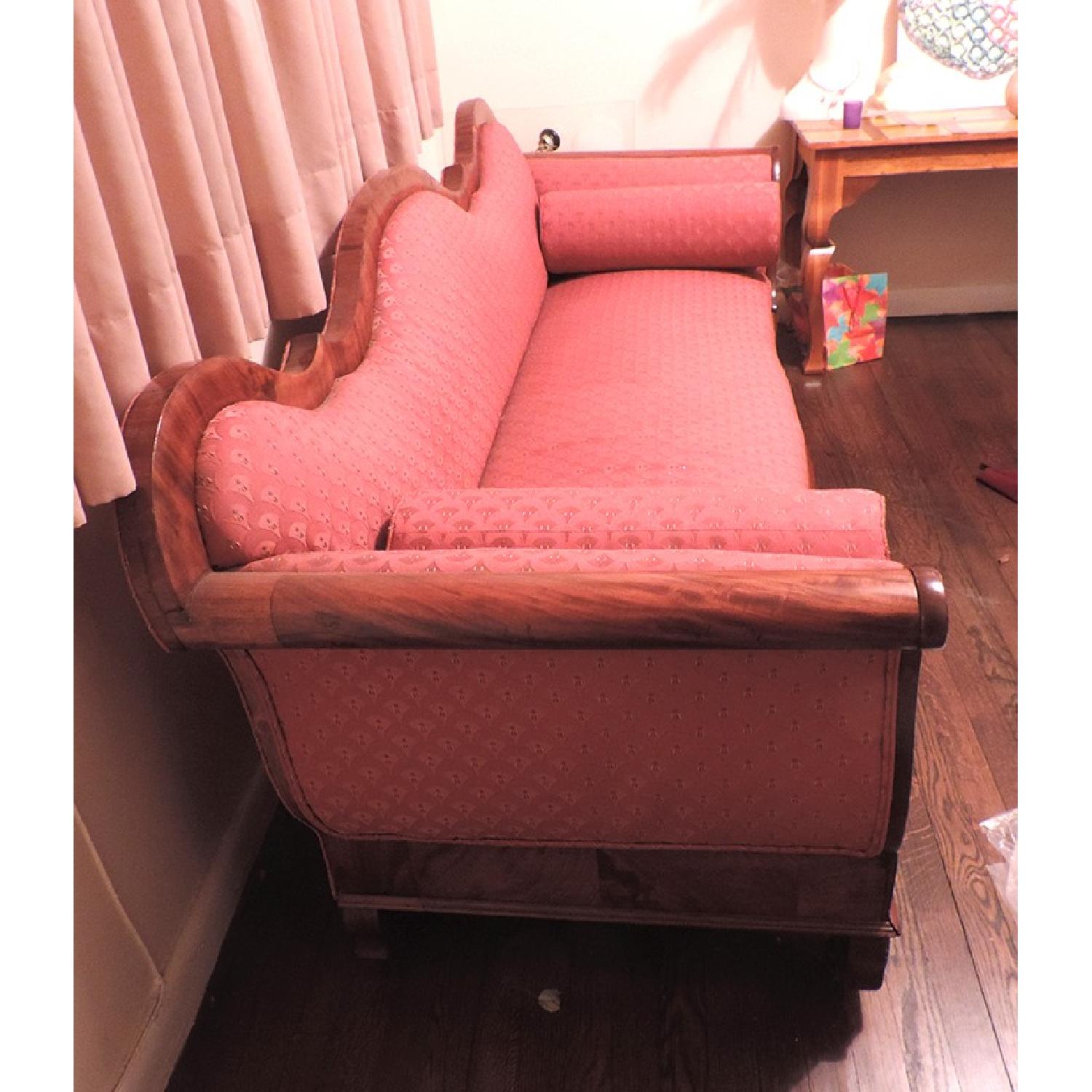 Antique Art Deco Sofa on Wheels - image-2