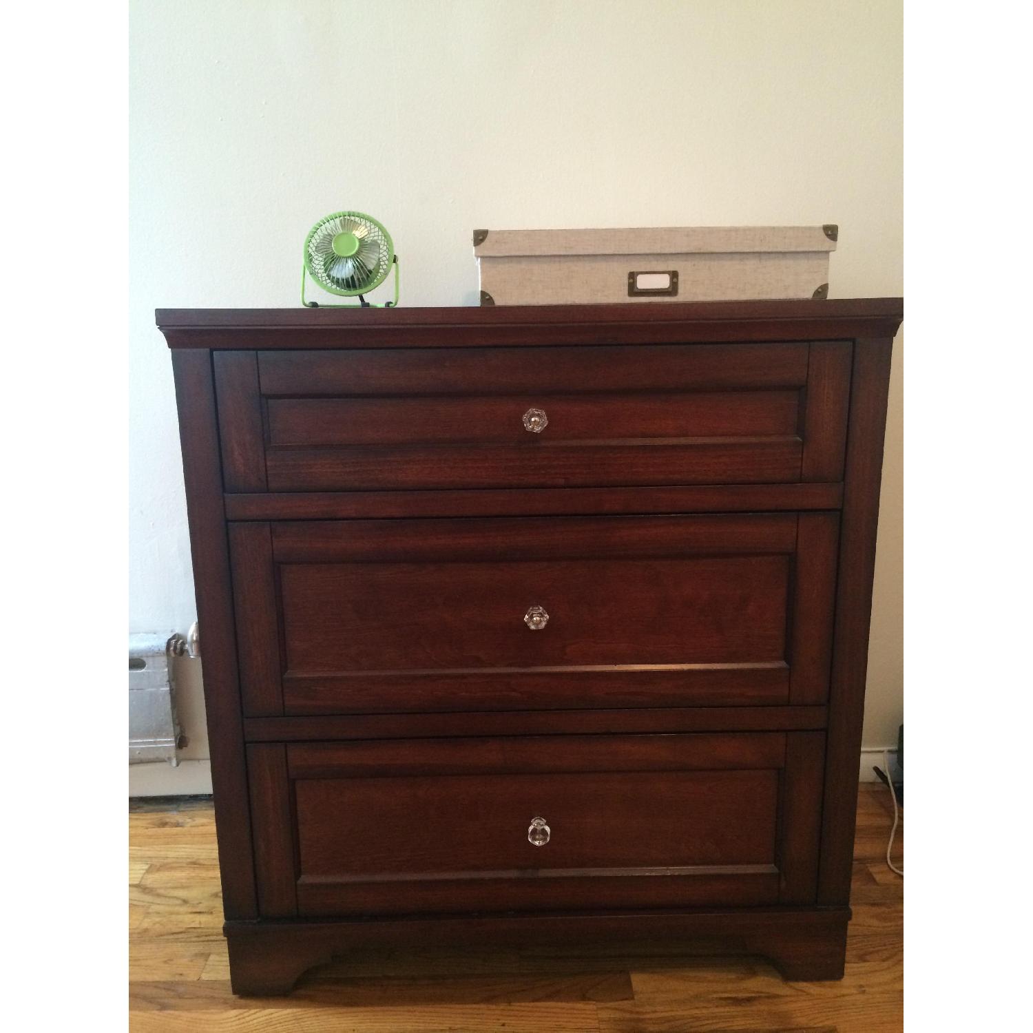 Pottery Barn Mahogany Wood Storage Dresser - image-3