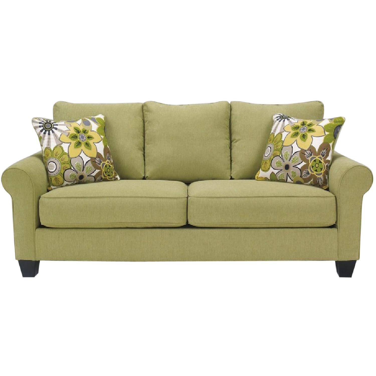 Ashley's Sofa in Green Color - image-0