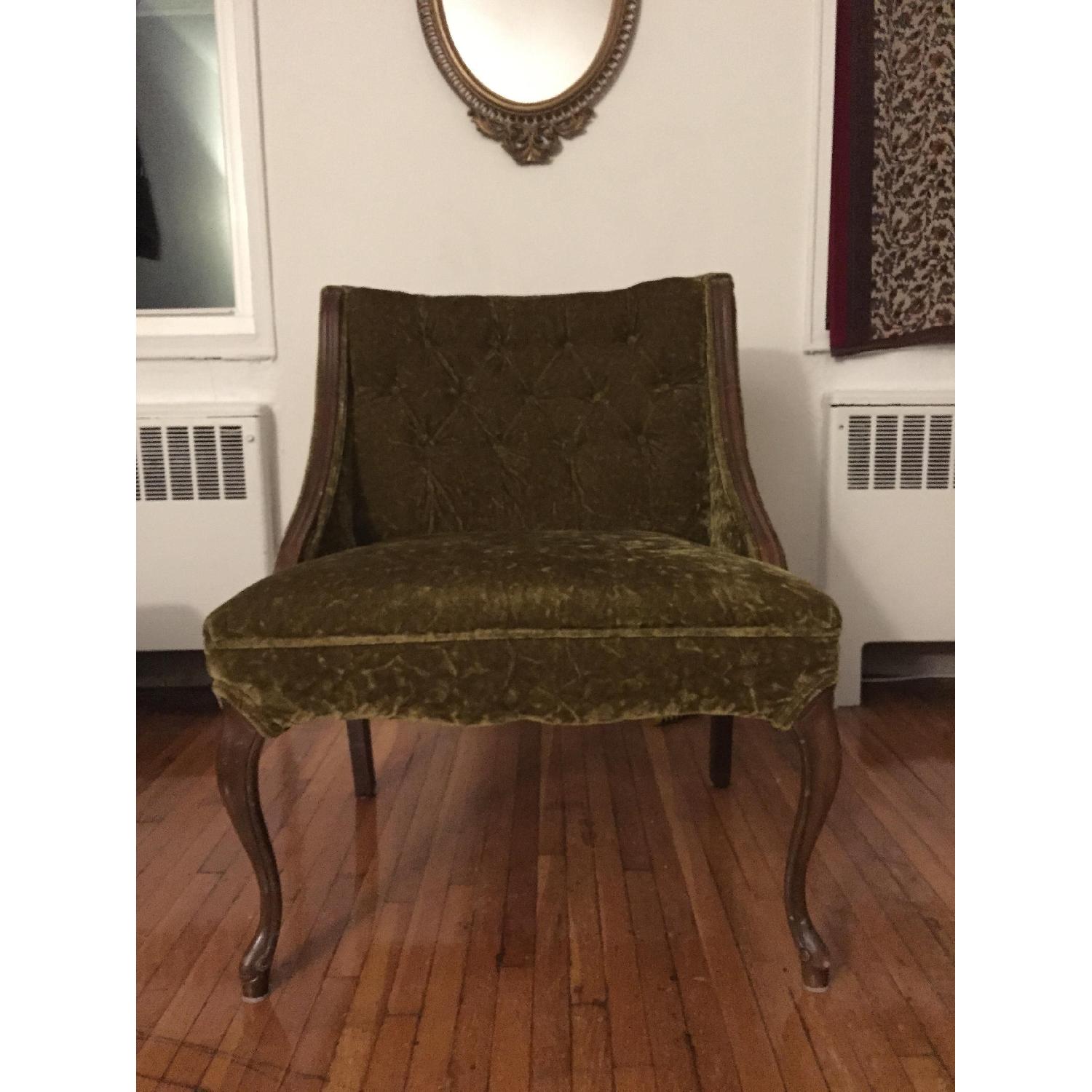 Fuzzy Green Chair - image-1