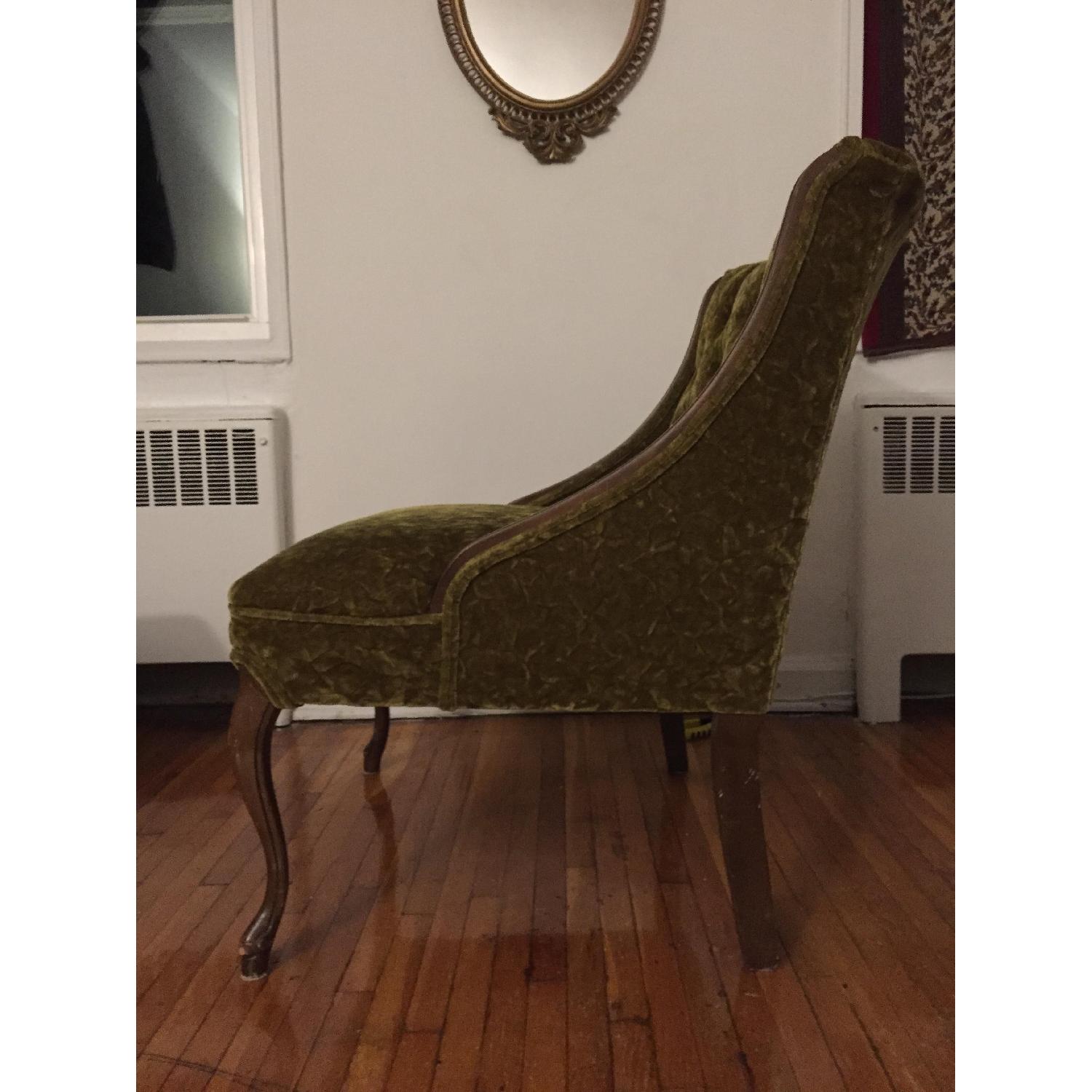 Fuzzy Green Chair - image-2