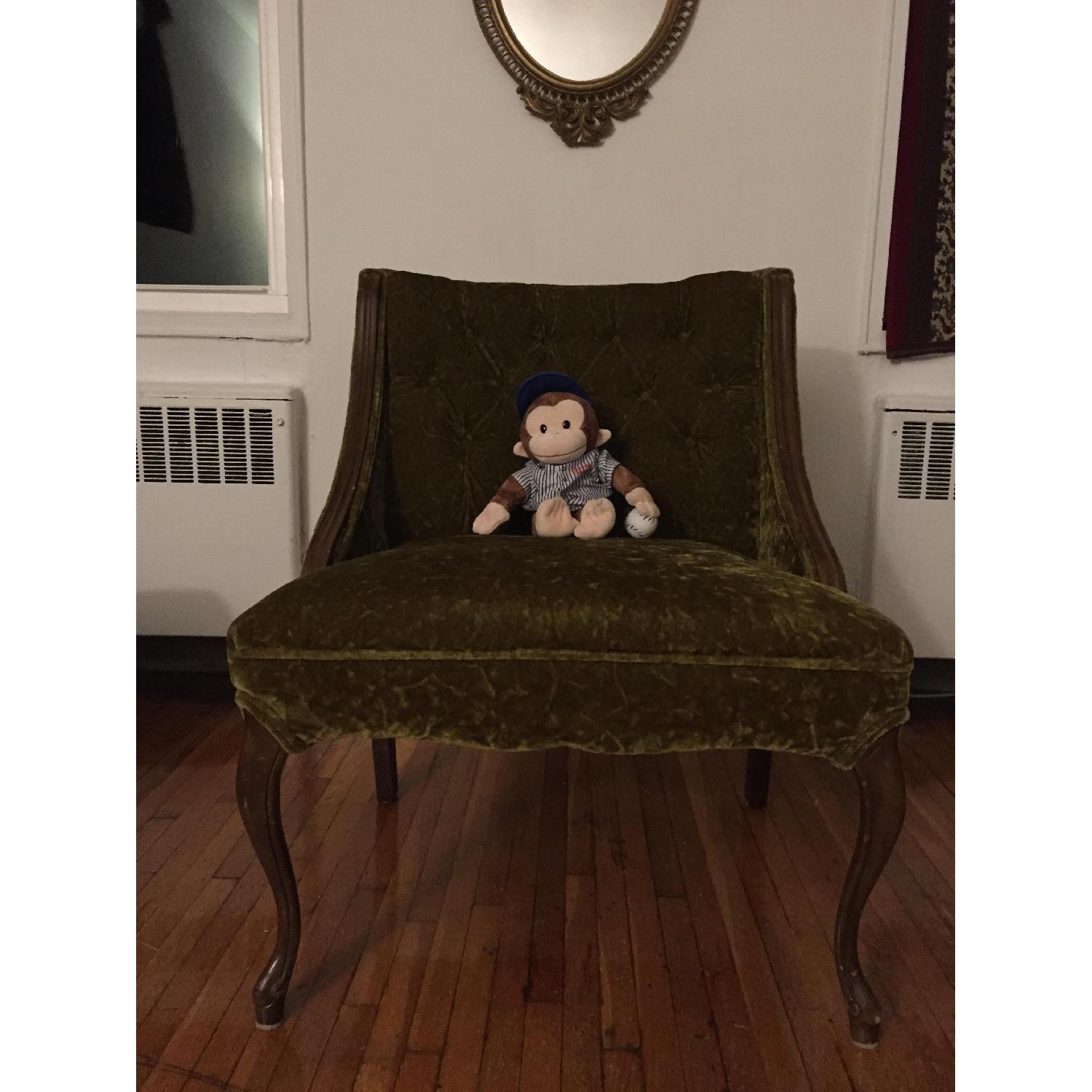 Fuzzy Green Chair - image-6