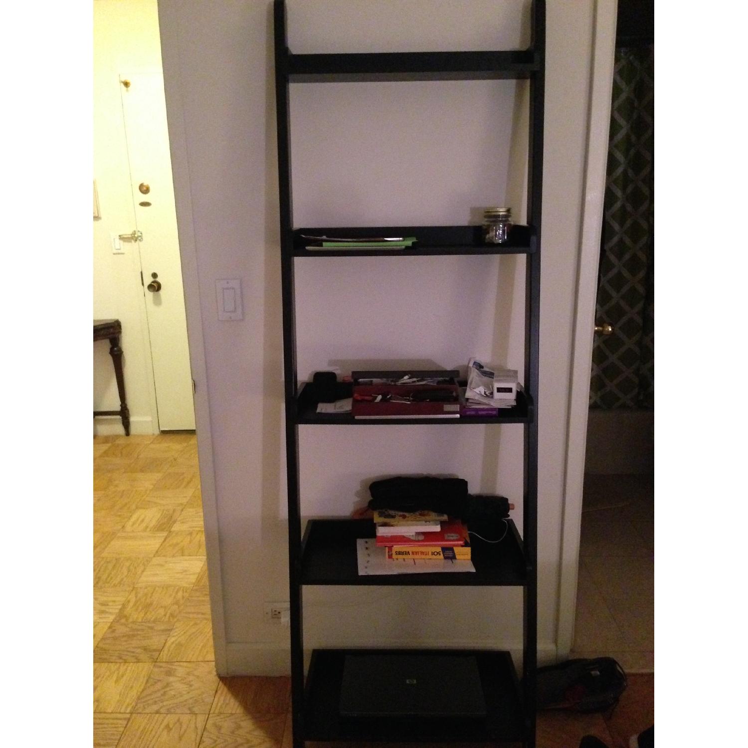 Crate & Barrel Sloan Leaning Bookshelves - Set of 2 - image-2