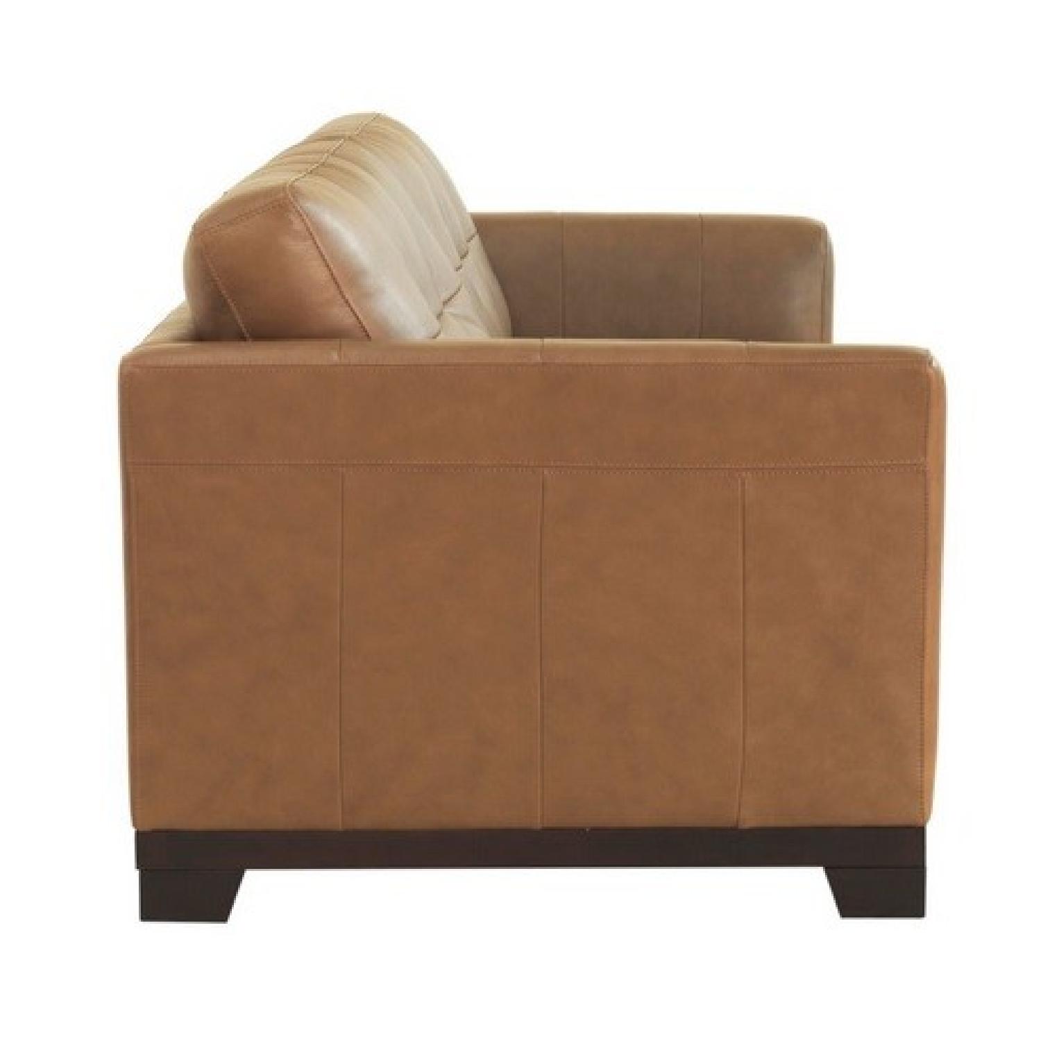 Macy's Martino Leather Sofa - image-1