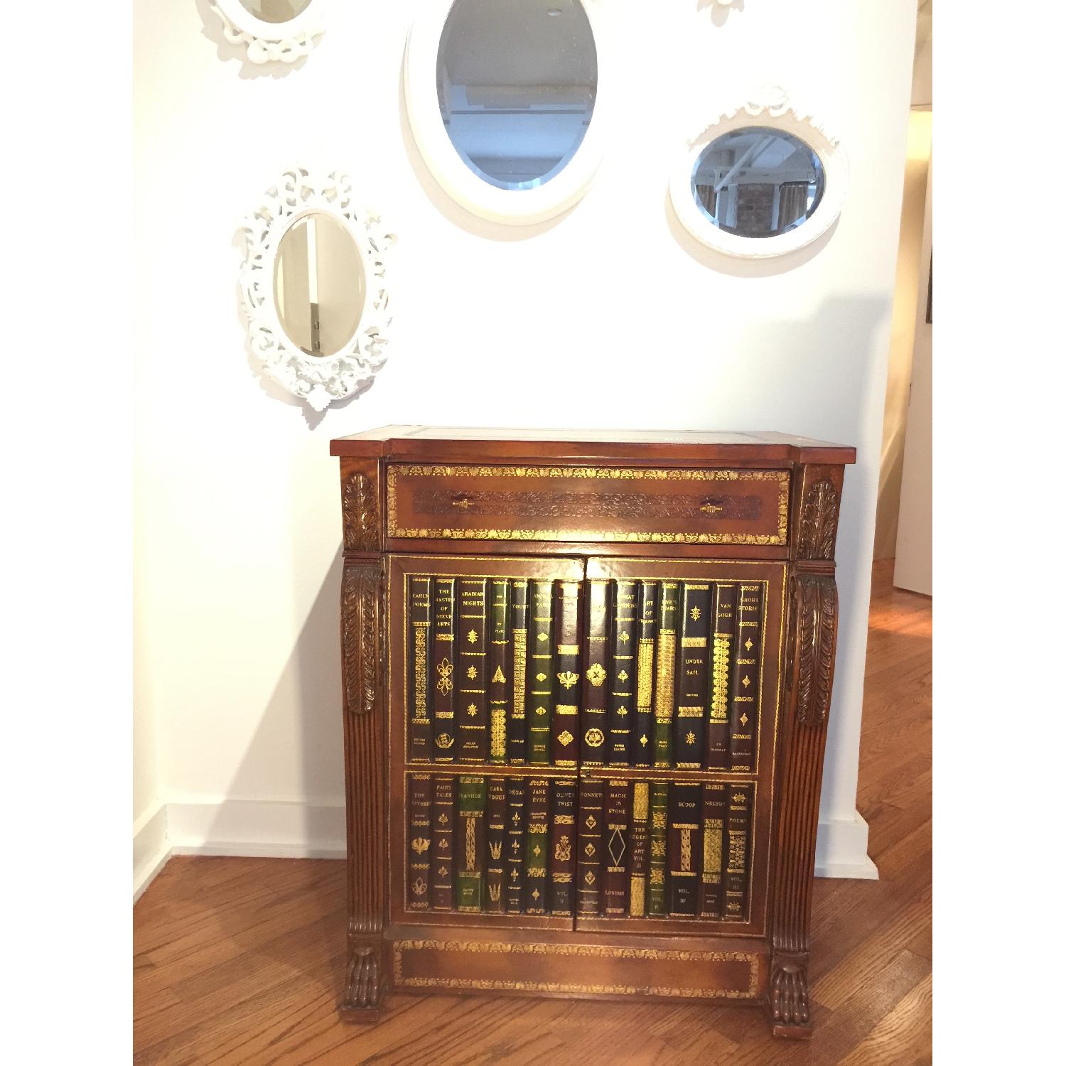 Maitland Smith Hand Made Sold Wood Multi Functional Piece - image-1