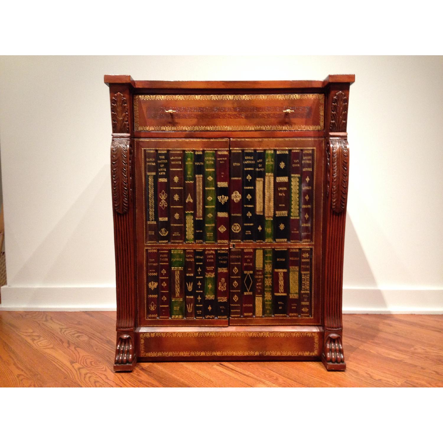 Maitland Smith Hand Made Sold Wood Multi Functional Piece - image-2