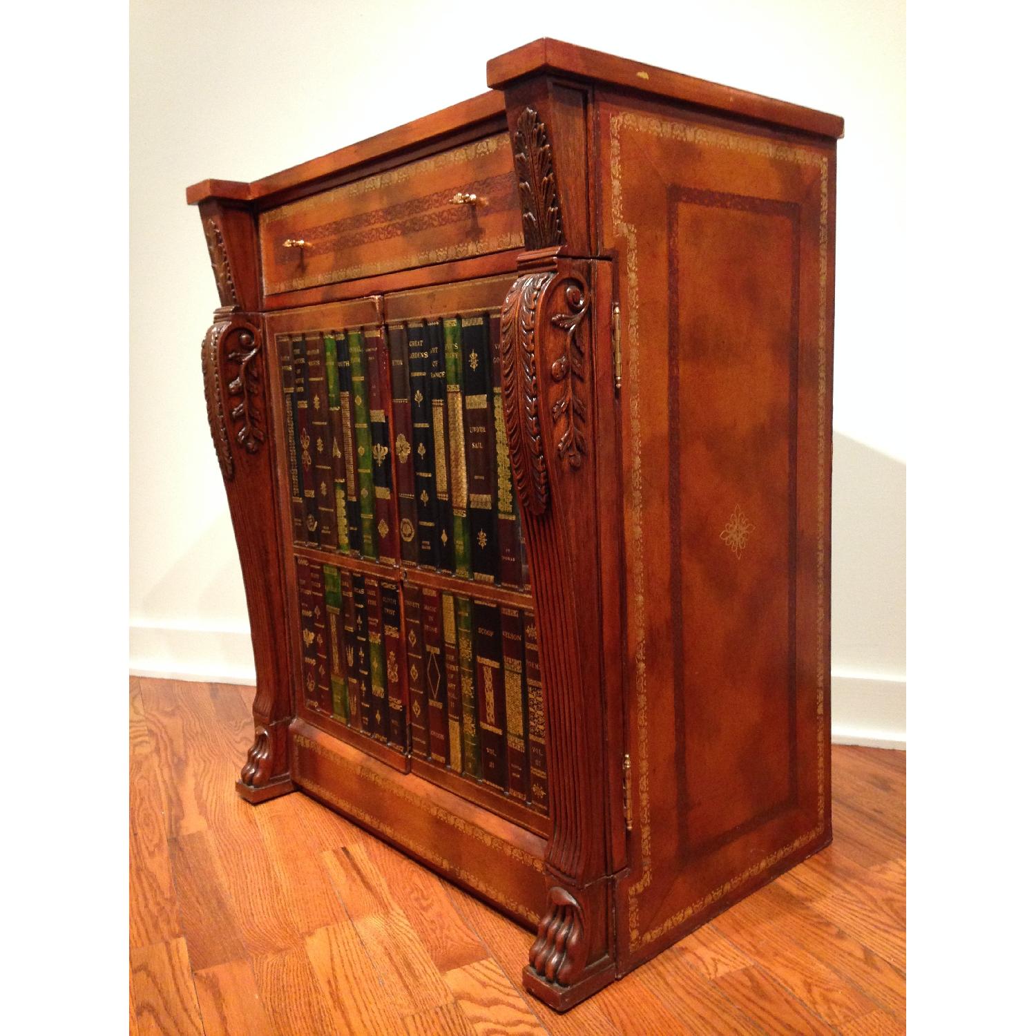 Maitland Smith Hand Made Sold Wood Multi Functional Piece - image-3