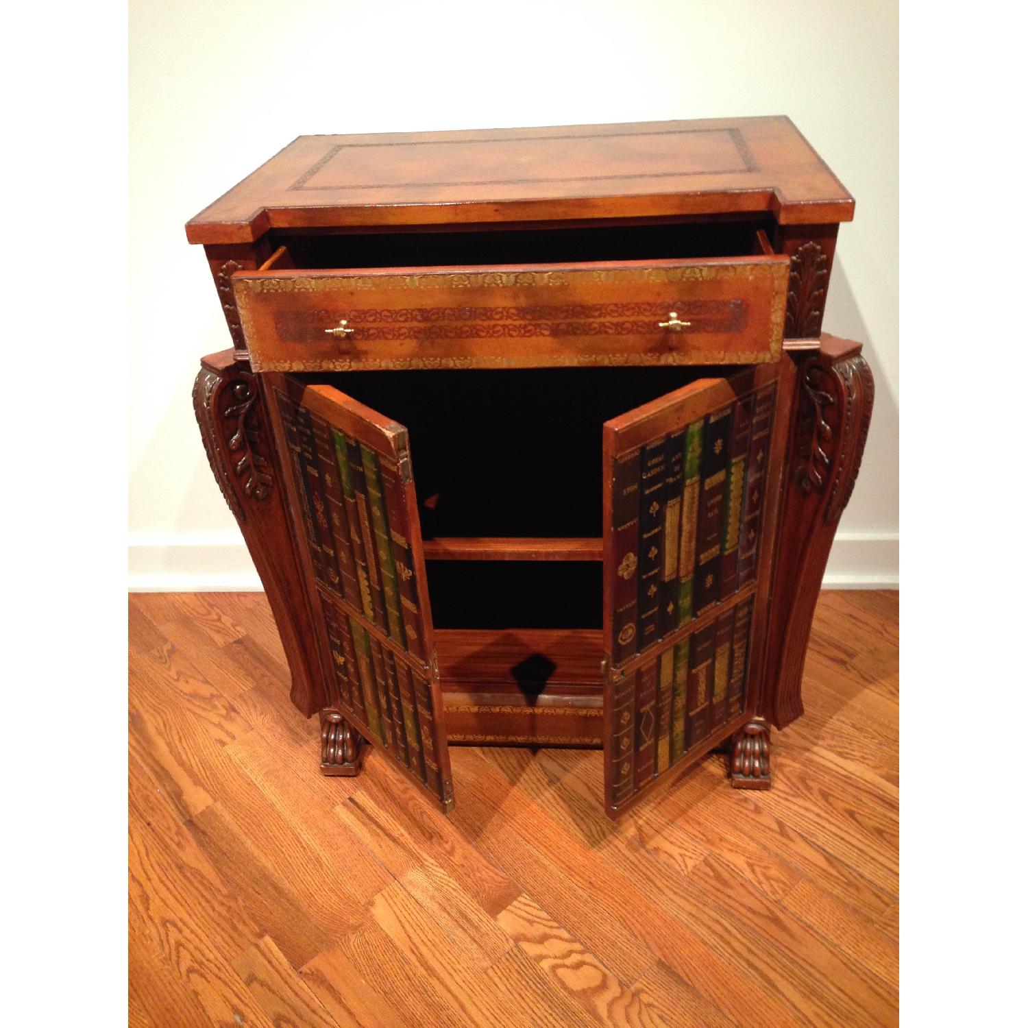 Maitland Smith Hand Made Sold Wood Multi Functional Piece - image-11