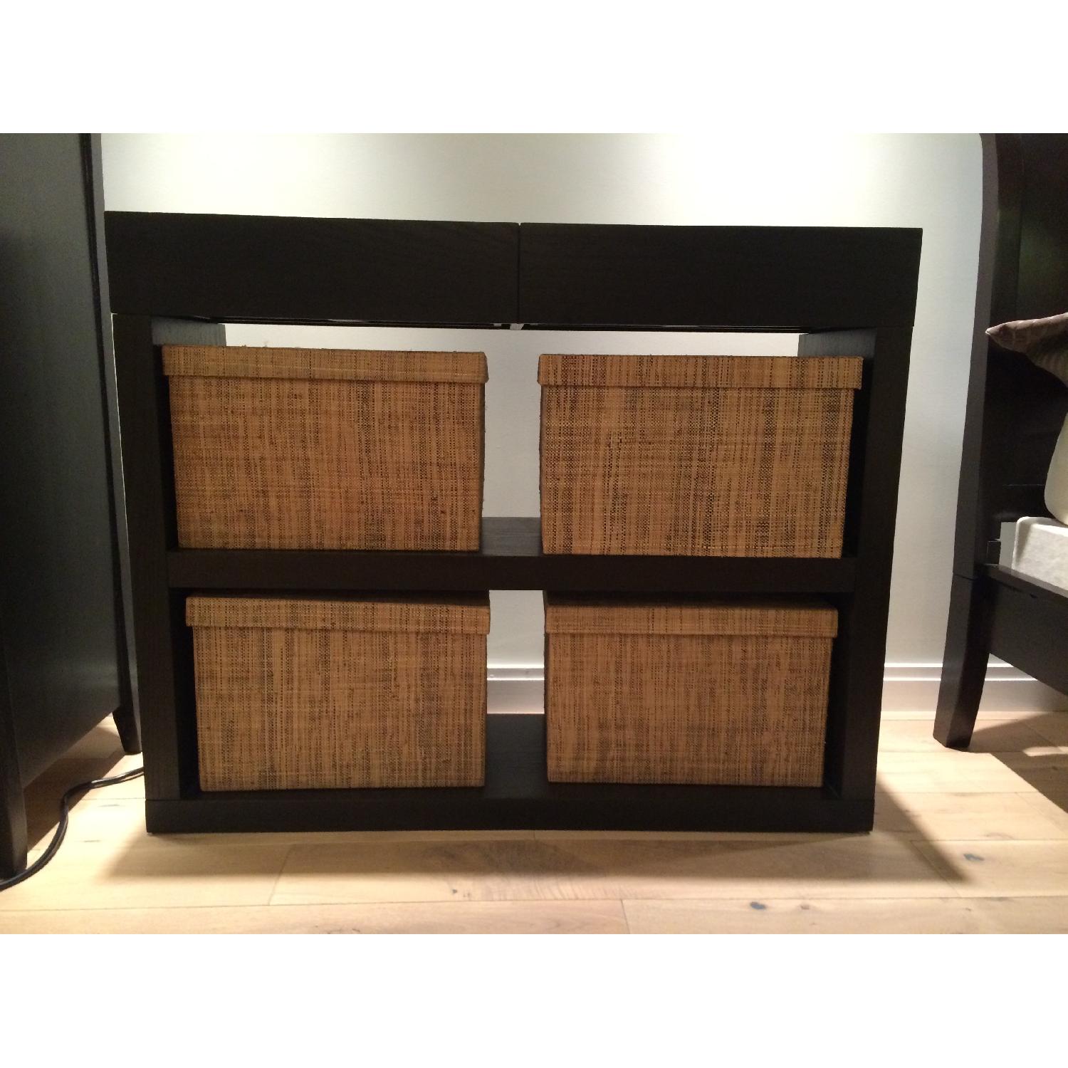 West Elm Bookshelf Console Table - image-1