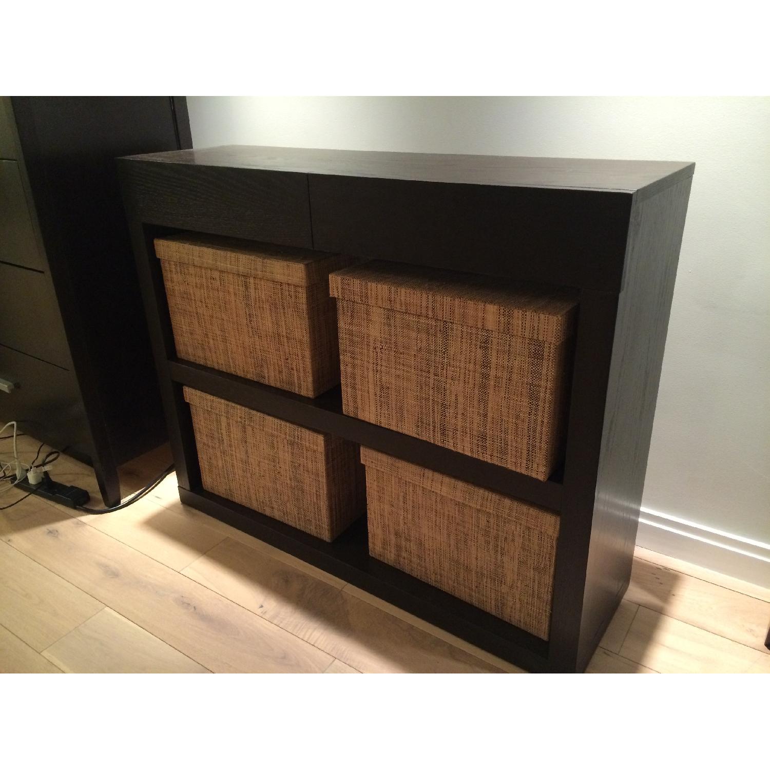 West Elm Bookshelf Console Table - image-4