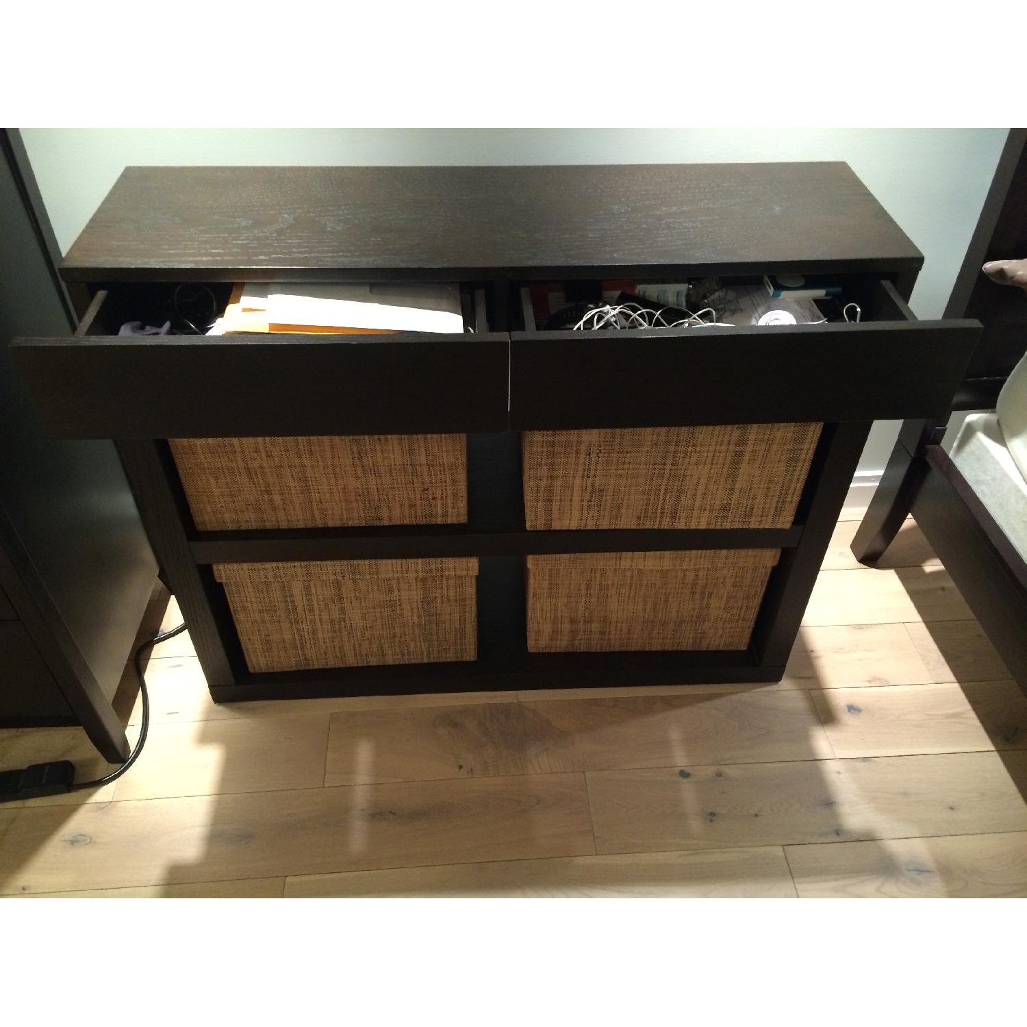 West Elm Bookshelf Console Table - image-5
