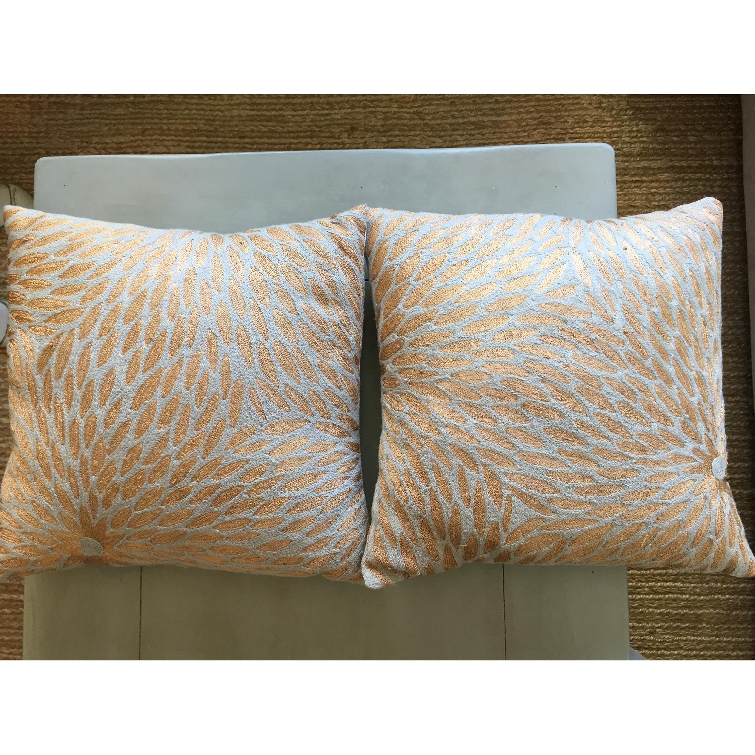 Gracious Home Josey Miller Zinnia Pillows - Pair - image-1