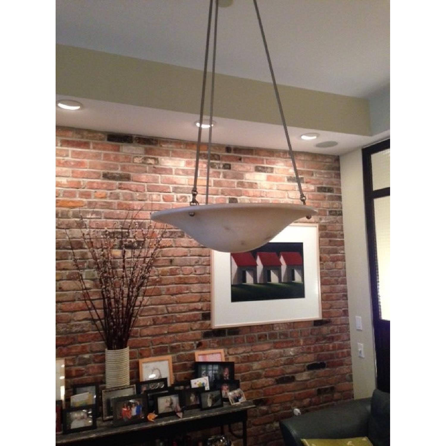 Urban Archaeology Alabaster Sculpted Hanging Light - image-3