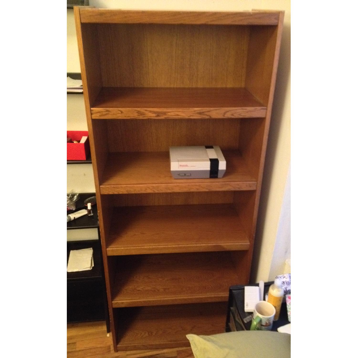 Wood Bookcase AptDeco