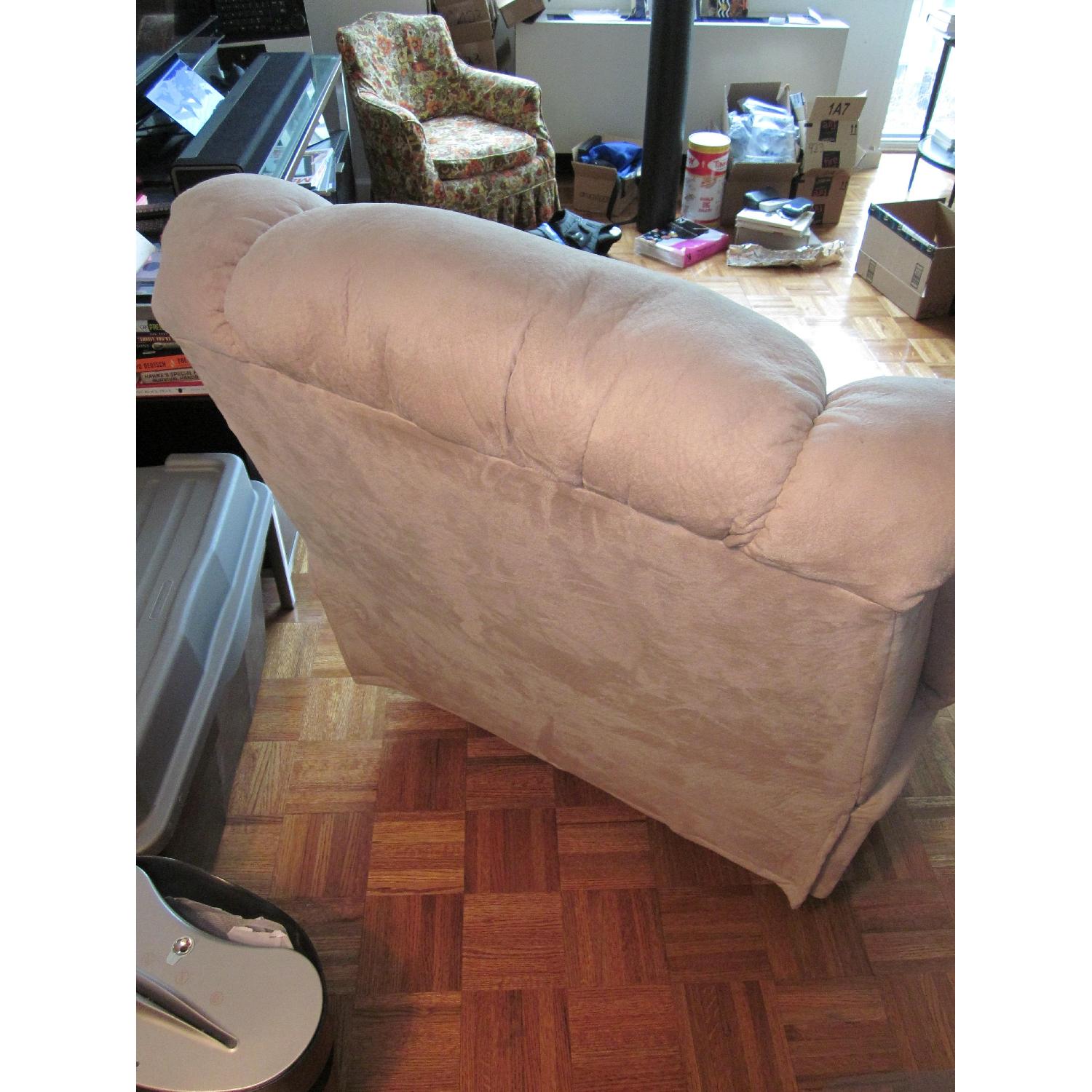 White/Cream Reclining Chair - image-3