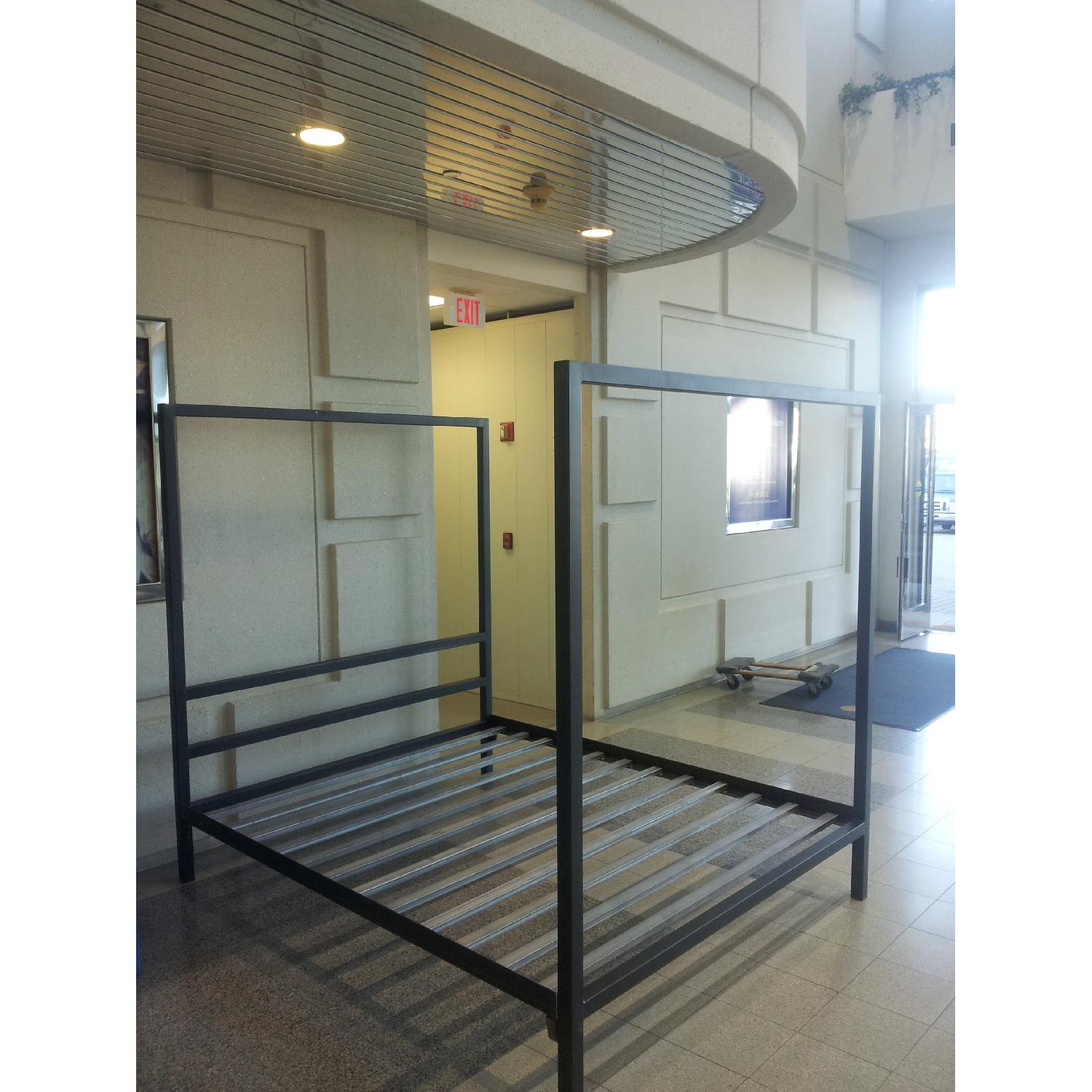 Room & Board King Size Iron Bed - image-2
