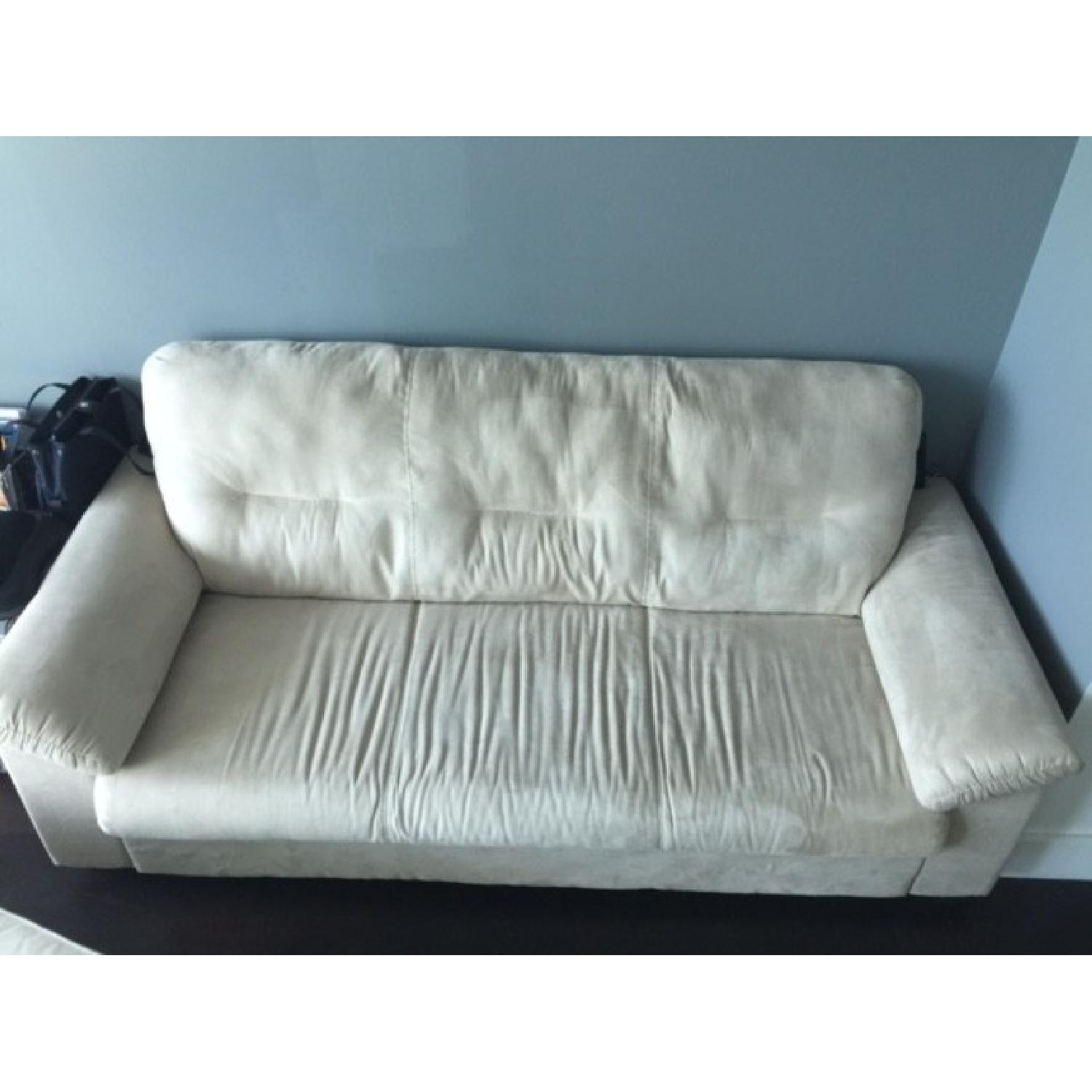 Ikea Sofa w/ Storage Footstool - image-2