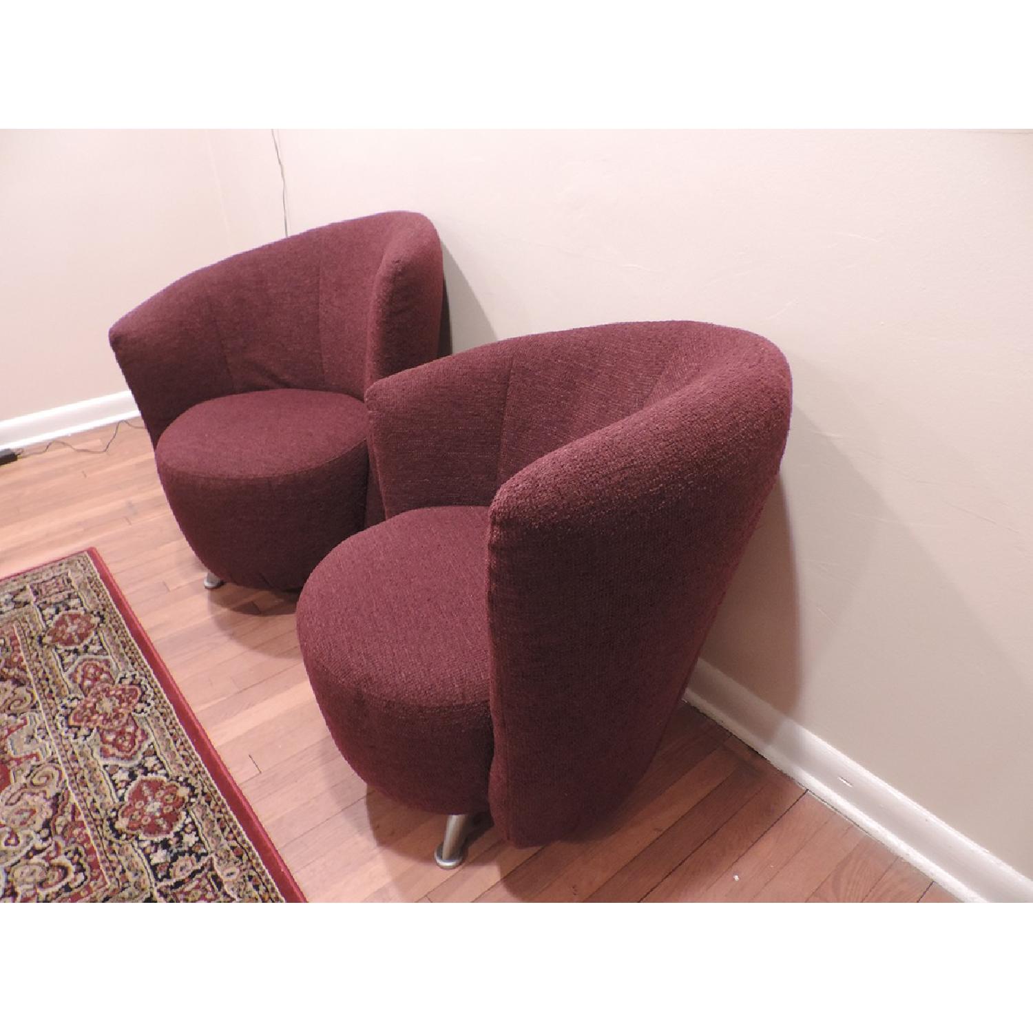 Art Deco Inspired Armchairs - Set of 2 - image-2