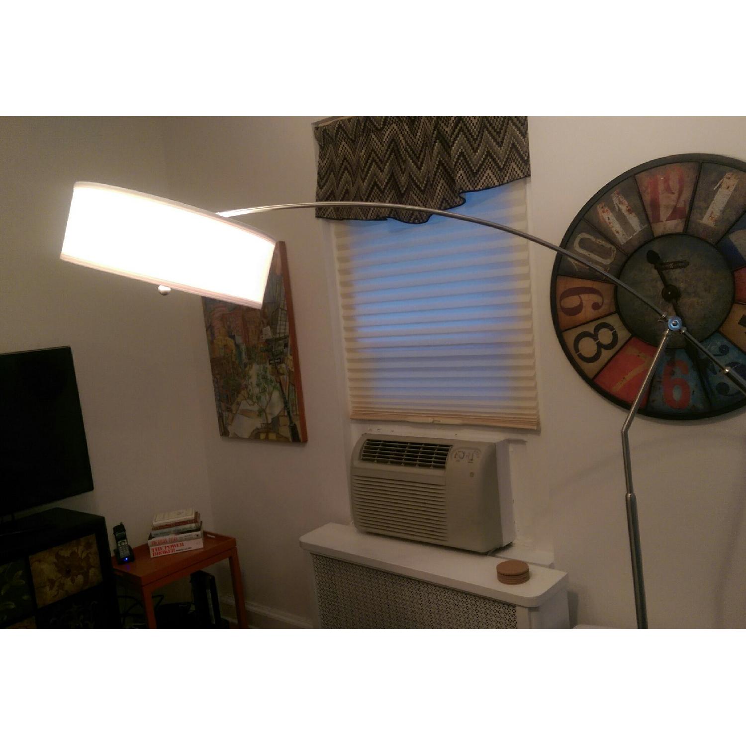 Raymour & Flanigan Contemporary Arc Floor Lamp - image-2