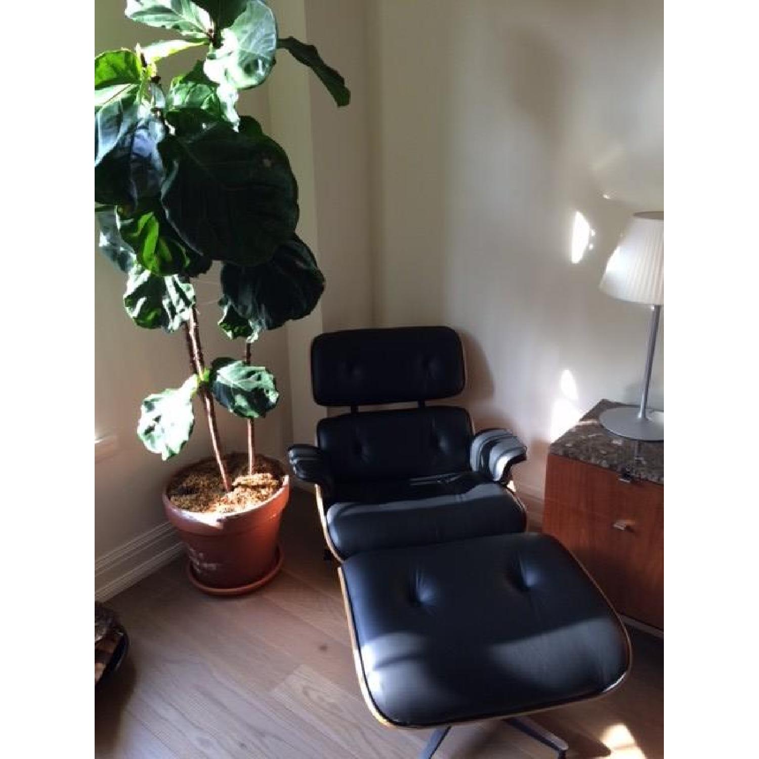 Authentic Eames Lounge and Ottoman - image-1