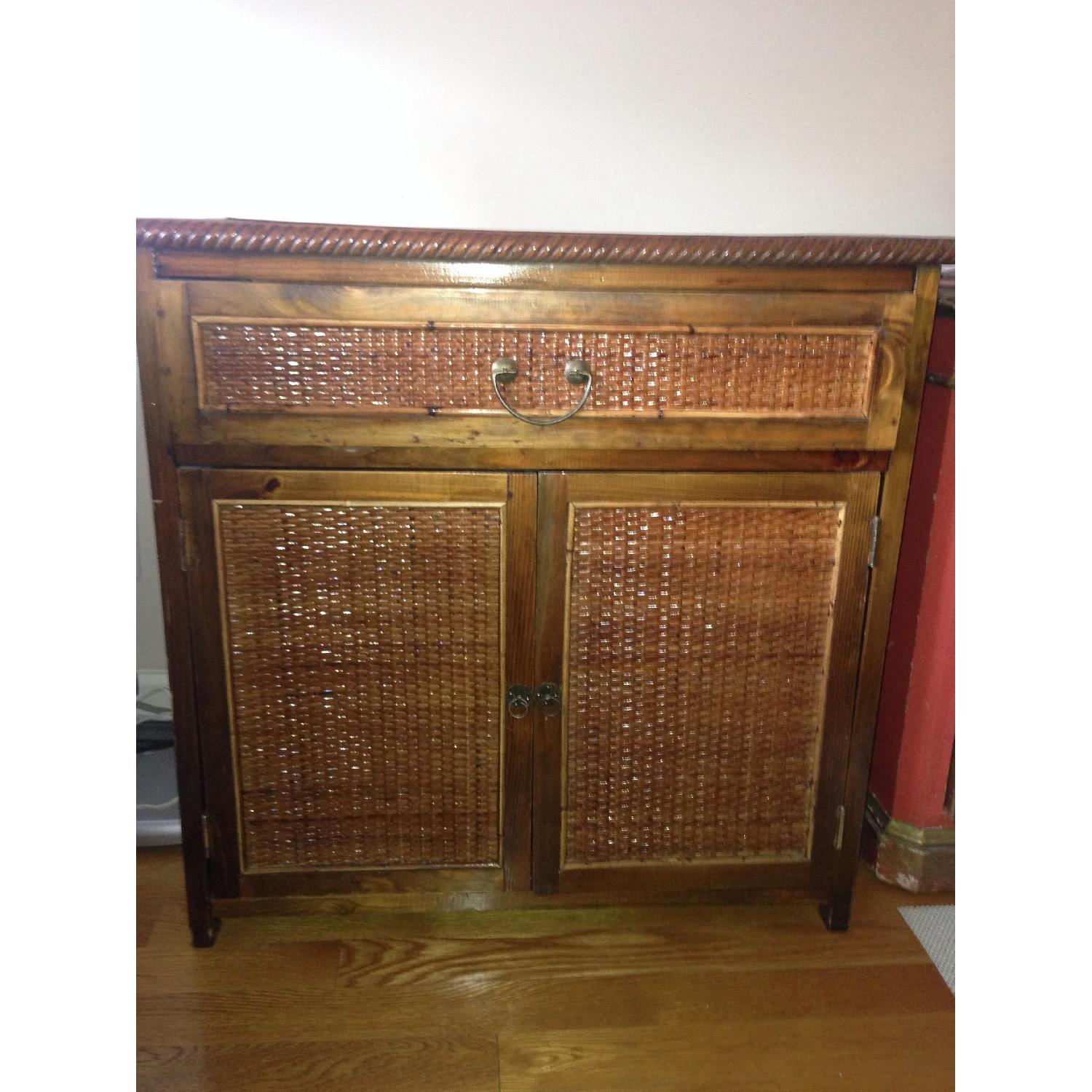 Rattan Storage Trunk - image-1