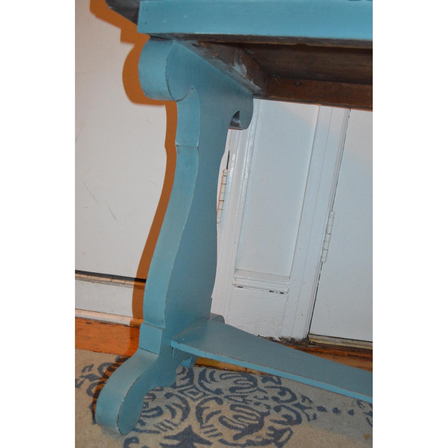 Vintage Painted Dining/Sofa Table - image-3