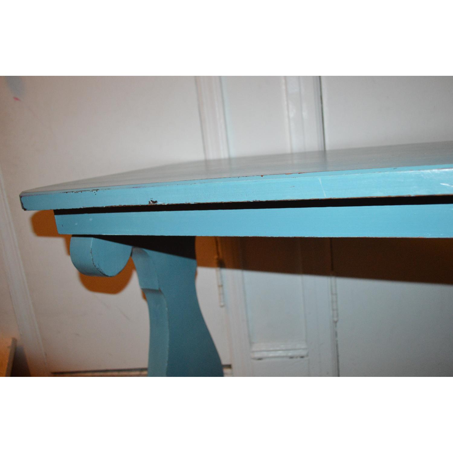 Vintage Painted Dining/Sofa Table - image-5
