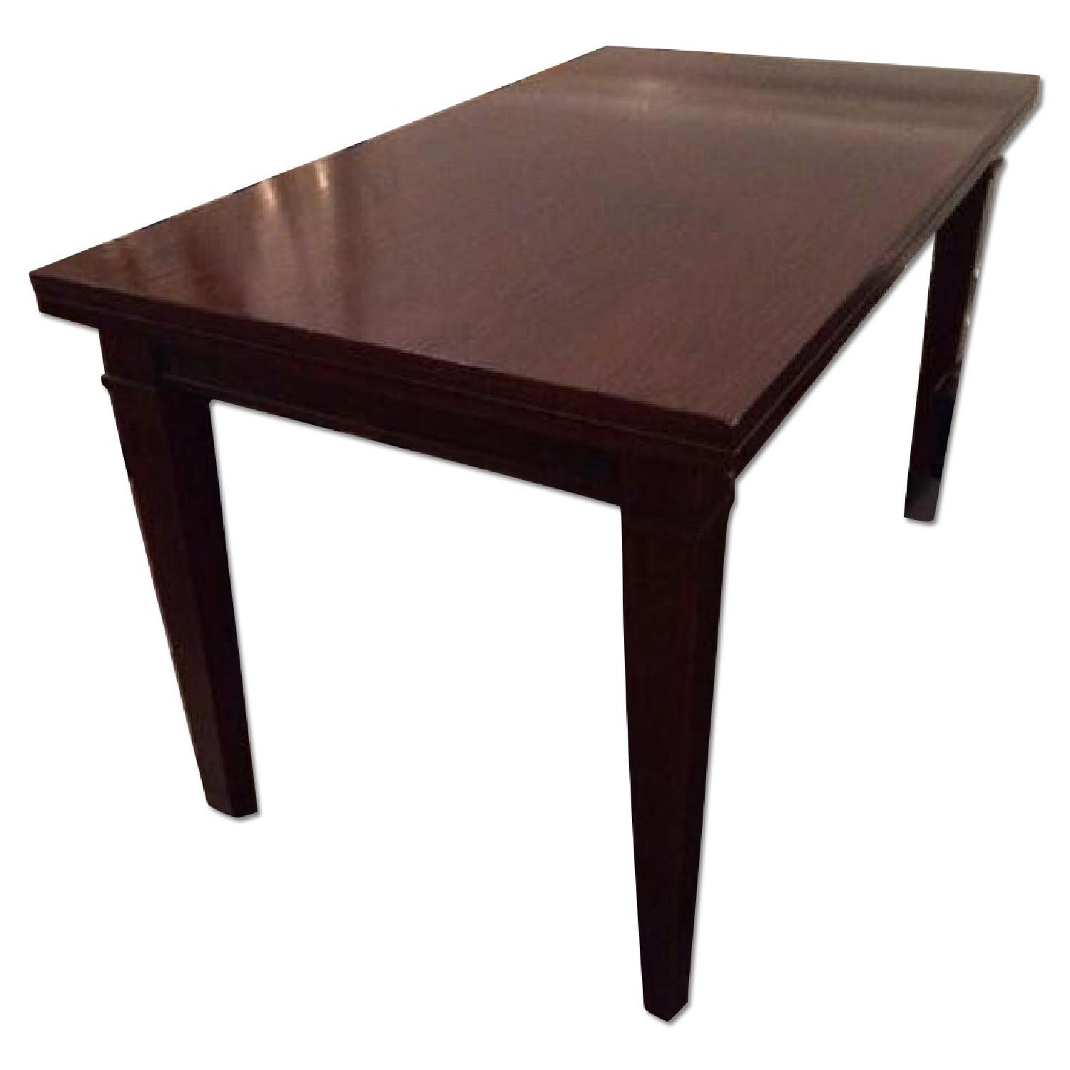 Crate & Barrel Extendable Dining Table with Storage - image-0