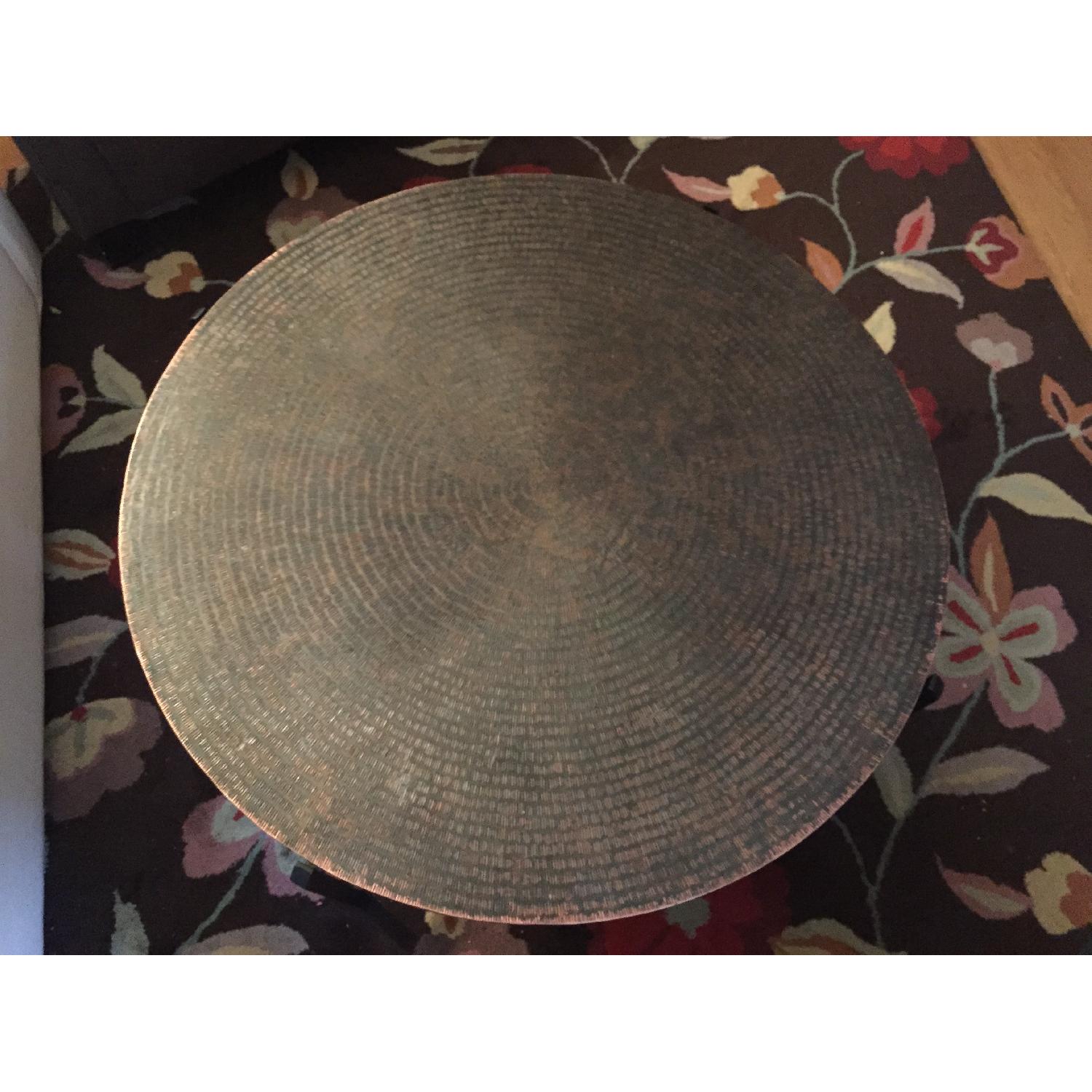 Crate & Barrel Iron Coffee Table - image-3