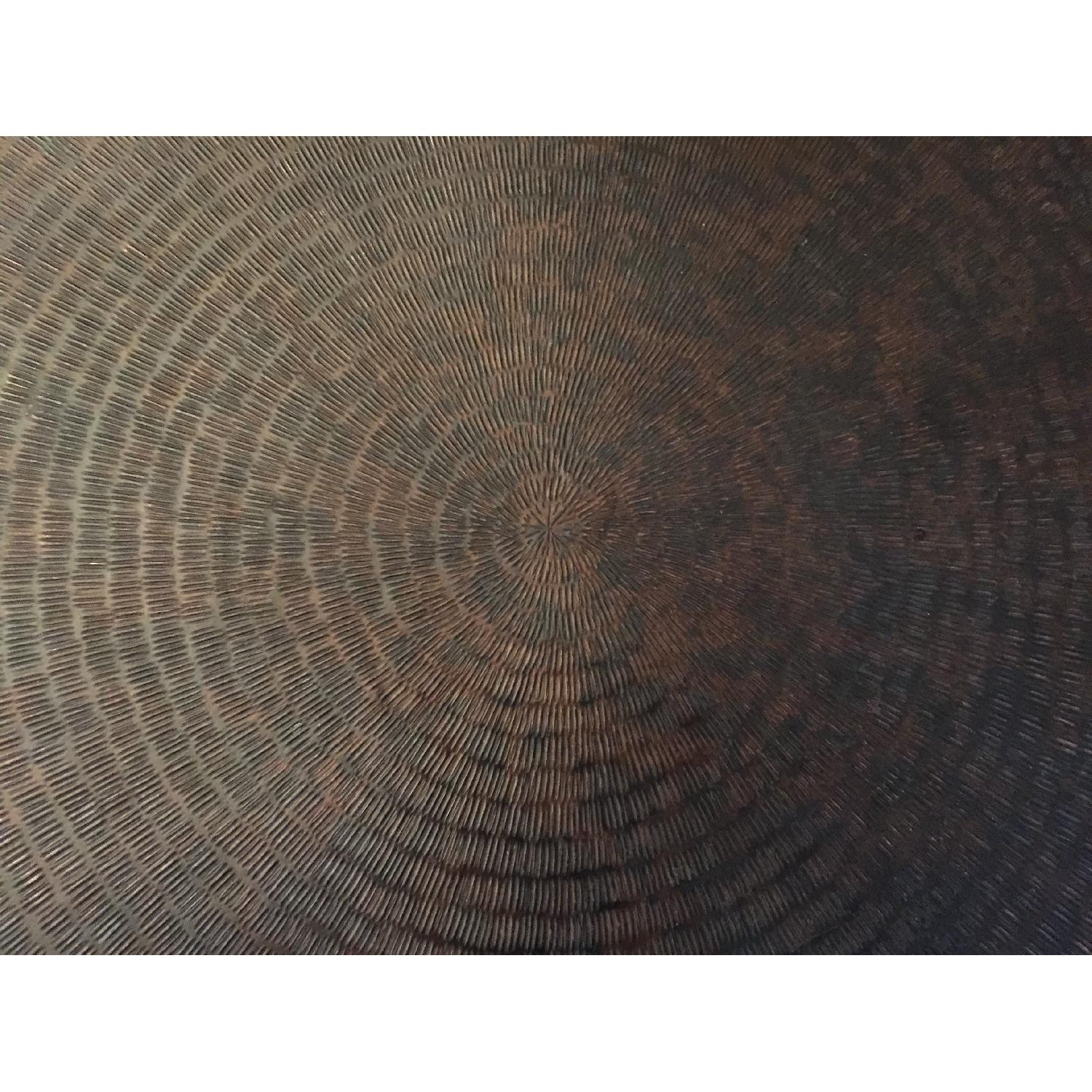 Crate & Barrel Iron Coffee Table - image-4