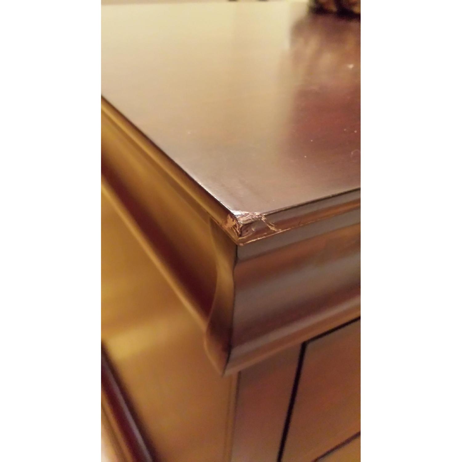 Cherry Wood Finish Nightstand - image-3