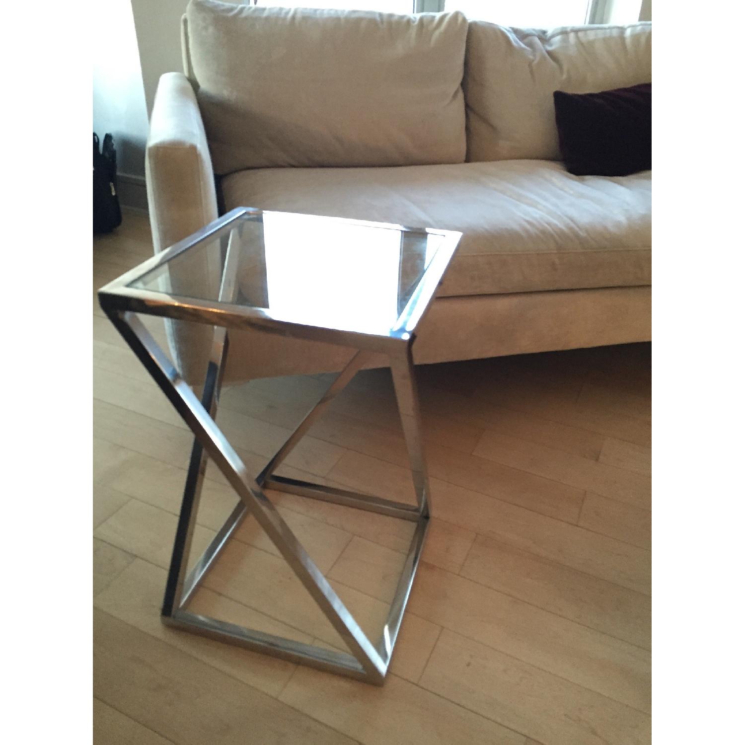 Geometric Side Table - image-1