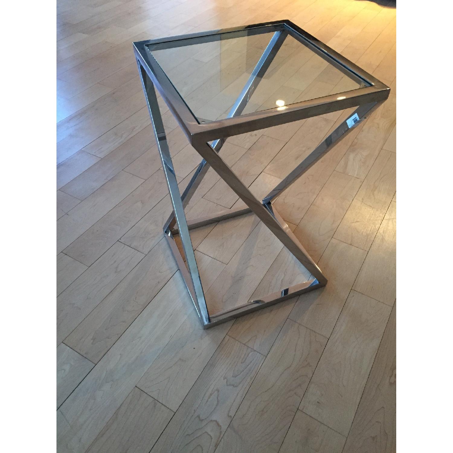 Geometric Side Table - image-2